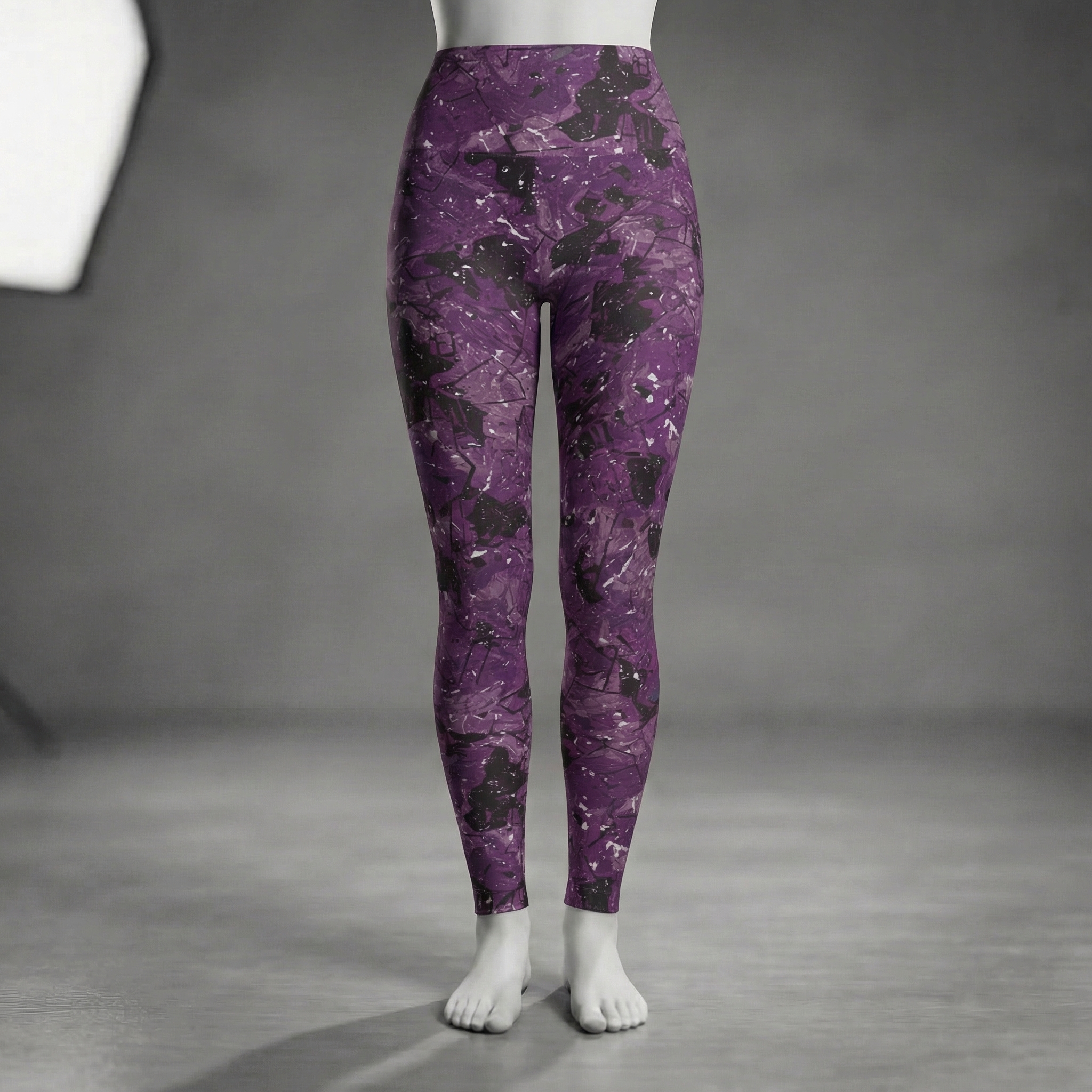 Purple Marine High Waisted Leggings  product thumbnail image