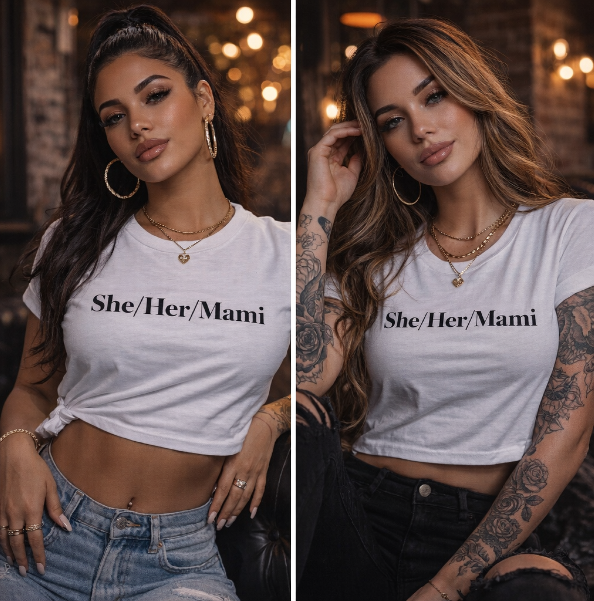She/Her/Mami Unisex Heavy Cotton Tee  product thumbnail image
