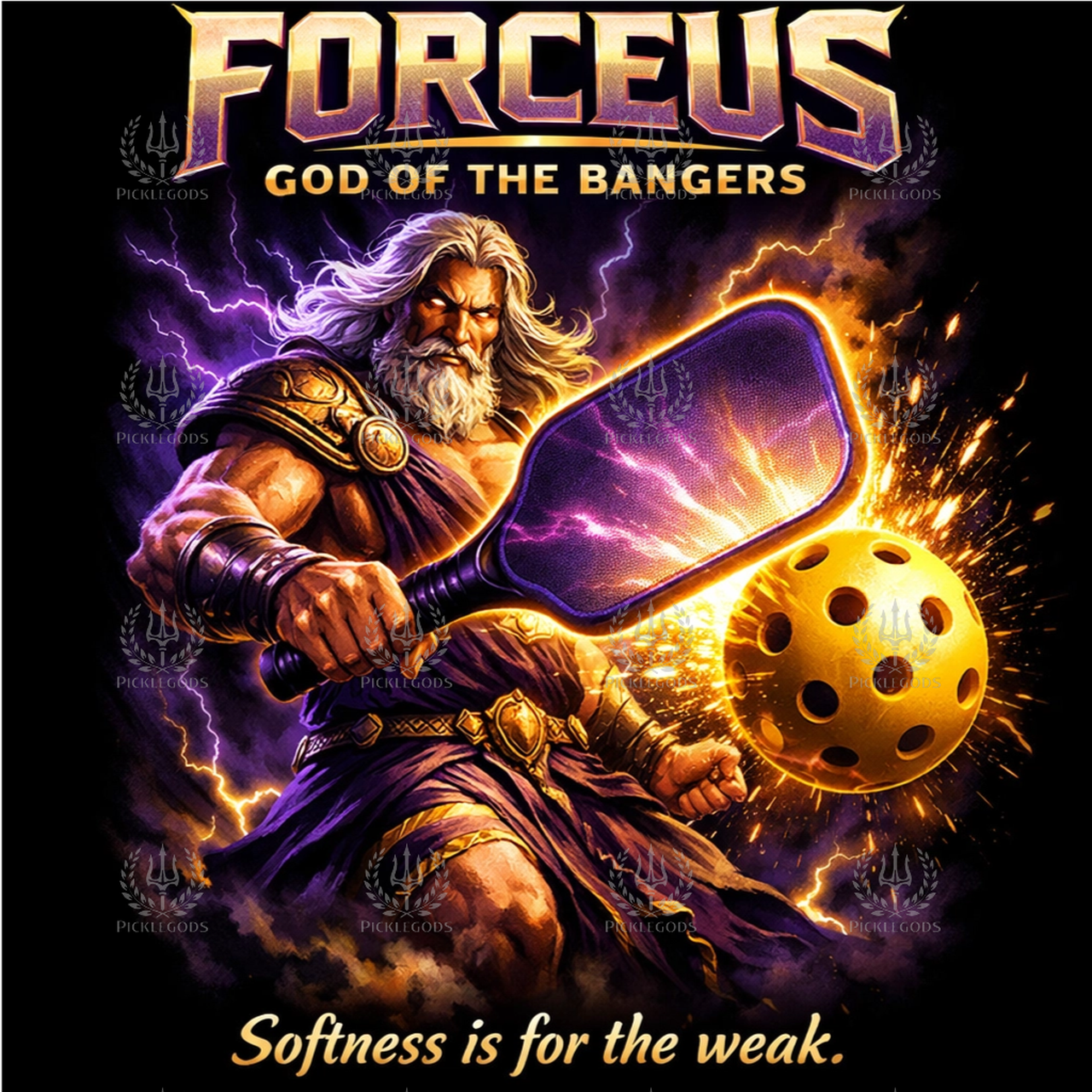 Forceus, God of the Bangers: 'Softness is for the weak.' product thumbnail image Forceus, God of the Bangers: 'Softness is for the weak.' product thumbnail image