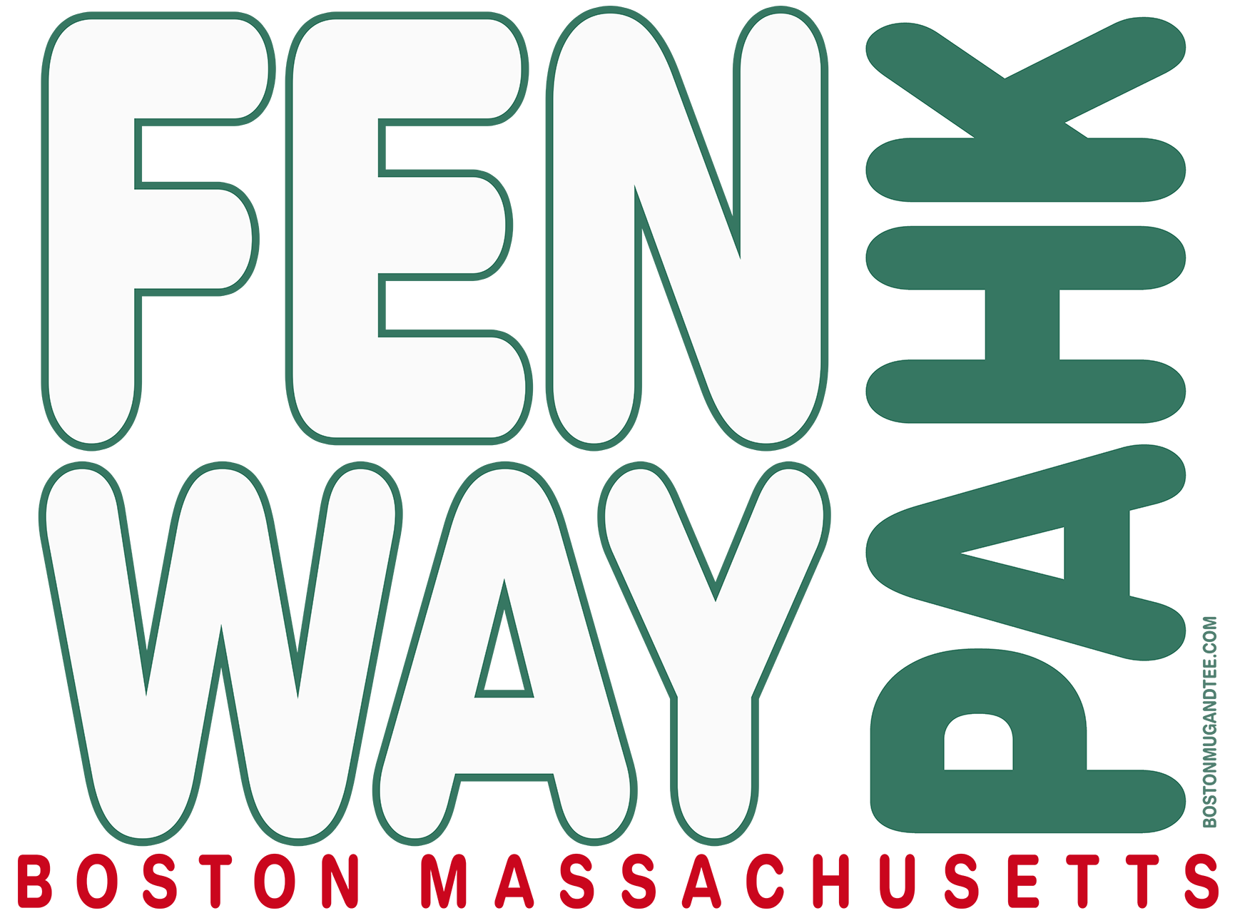 Fenway Pahk Mug, Boston Accent Coffee Cup, Red Sox Fan Souvenir, New England Humor product thumbnail image