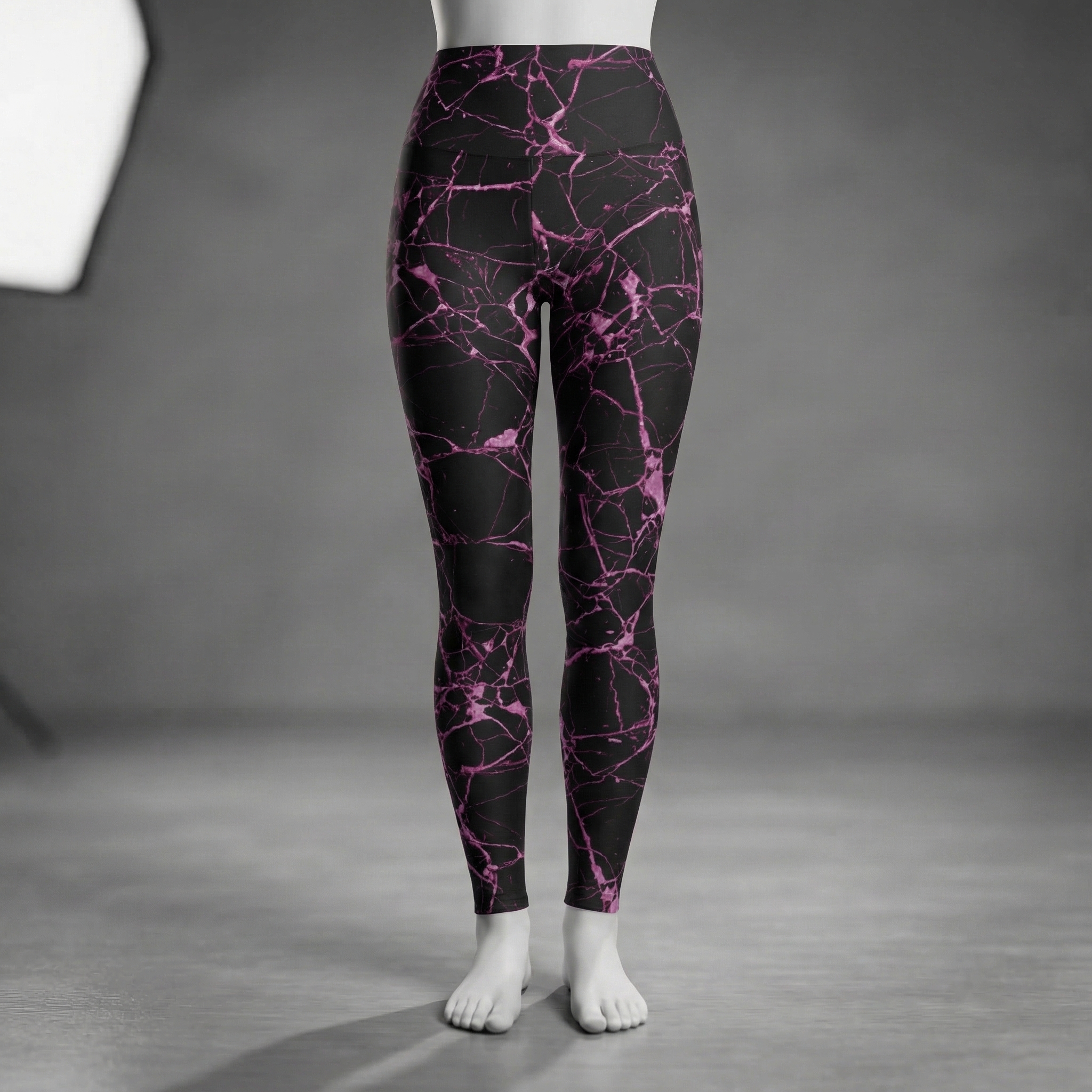 Obsidian High Waisted Leggings : Pink