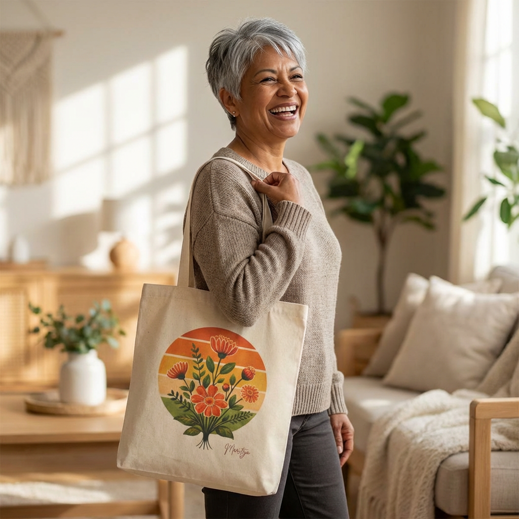 Cotton Canvas Tote Bag