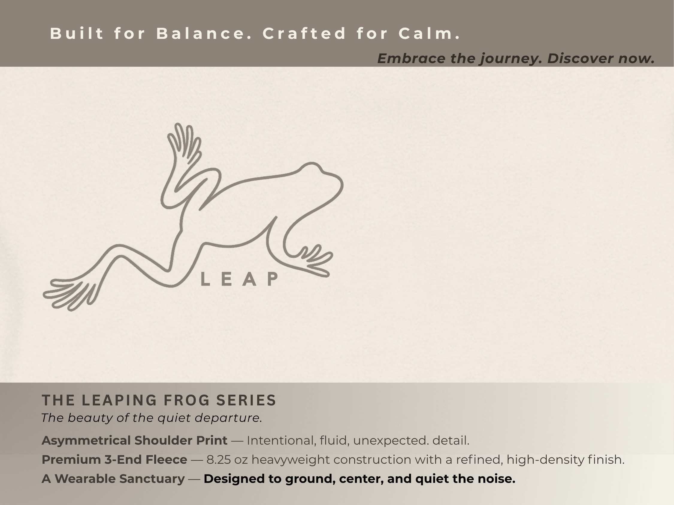 Minimalist Frog Hoodie, Quiet Luxury Heavyweight Fleece, Oversized Streetwear, Mindful Clothing, Meditation Gift product thumbnail image Minimalist Frog Hoodie, Quiet Luxury Heavyweight Fleece, Oversized Streetwear, Mindful Clothing, Meditation Gift product thumbnail image
