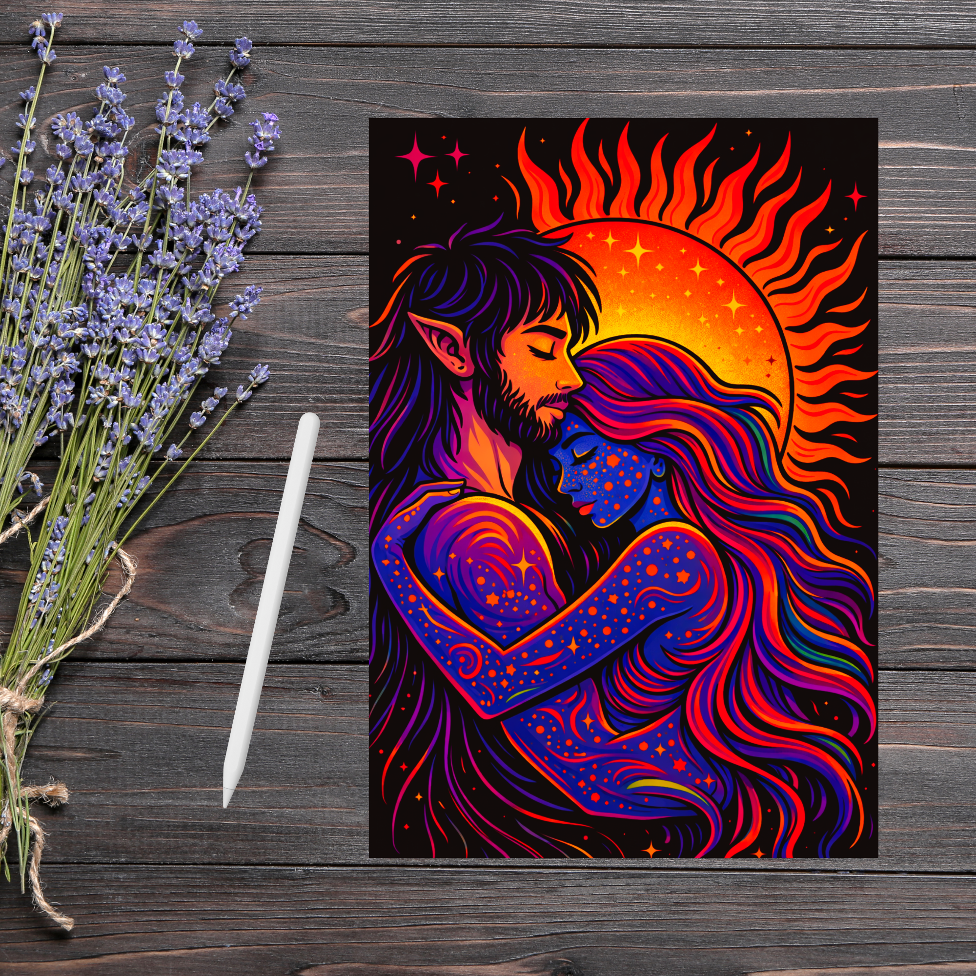 Protection. Art by Madam Lunacy - ART PRINT │Dreamscape Art Portal  product thumbnail image