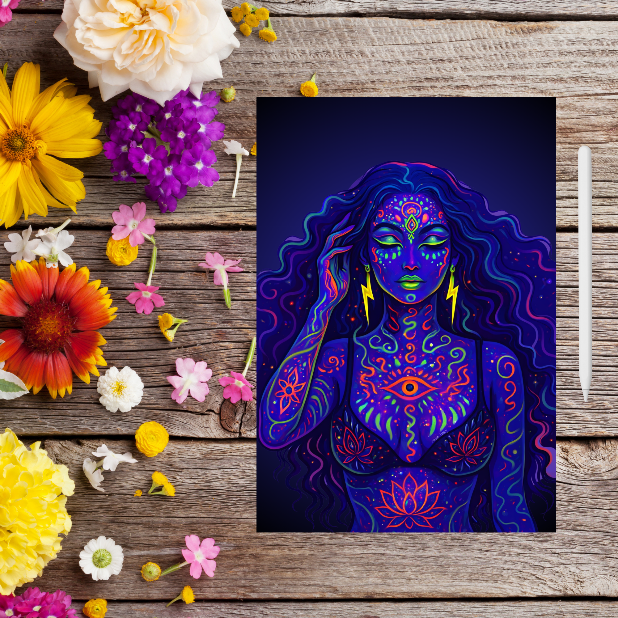 Frequency. Art by Madam Lunacy - ART PRINT │Dreamscape Art Portal  product thumbnail image
