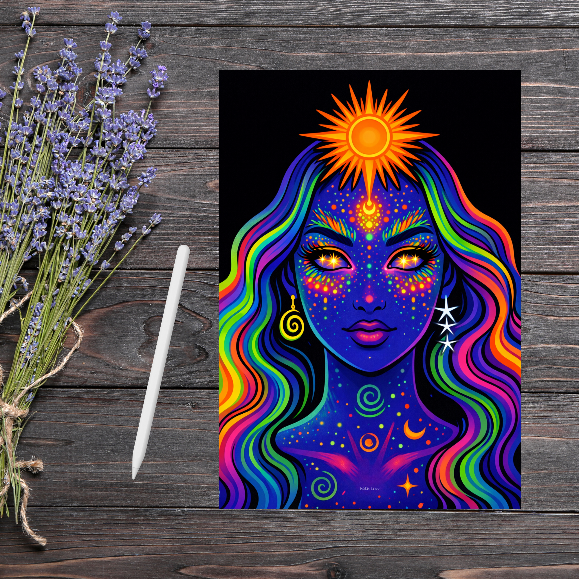 LightBody. Art by Madam Lunacy - ART PRINT │Dreamscape Art Portal  product thumbnail image