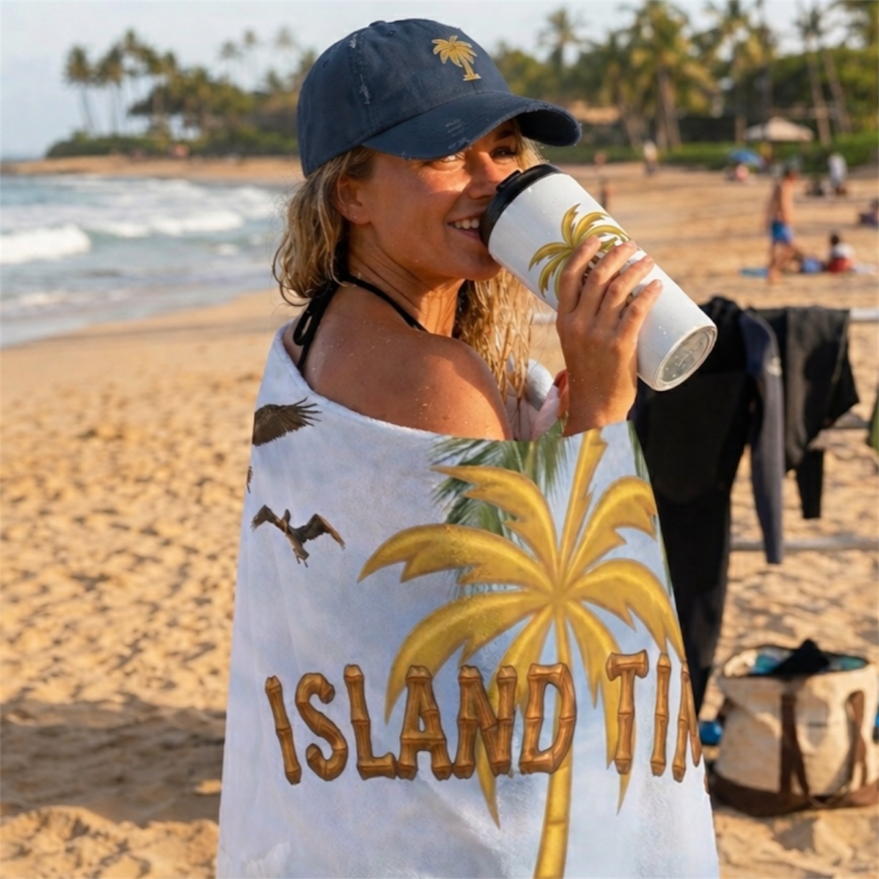 Island Time Beach Towel product thumbnail image Island Time Beach Towel product thumbnail image