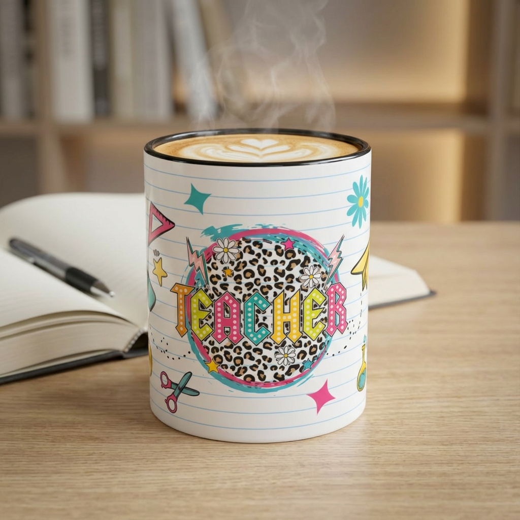Fun Teacher Coffee Mug - Cute Gift for Educators, Classroom Decor, Back to School, Teacher Appreciation, Gifts for Teachers product thumbnail image