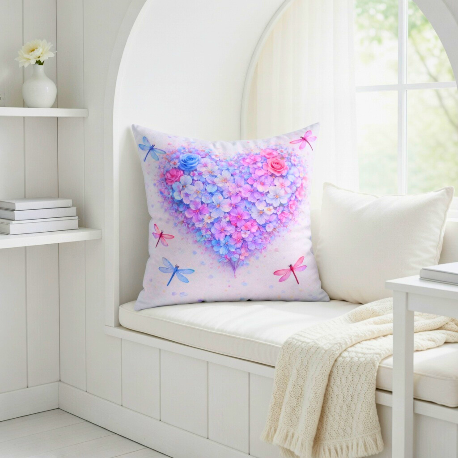 Dragonfly Pillow | Dragonfly Cushions | Pillow with Dragonflies product thumbnail image Dragonfly Pillow | Dragonfly Cushions | Pillow with Dragonflies product thumbnail image