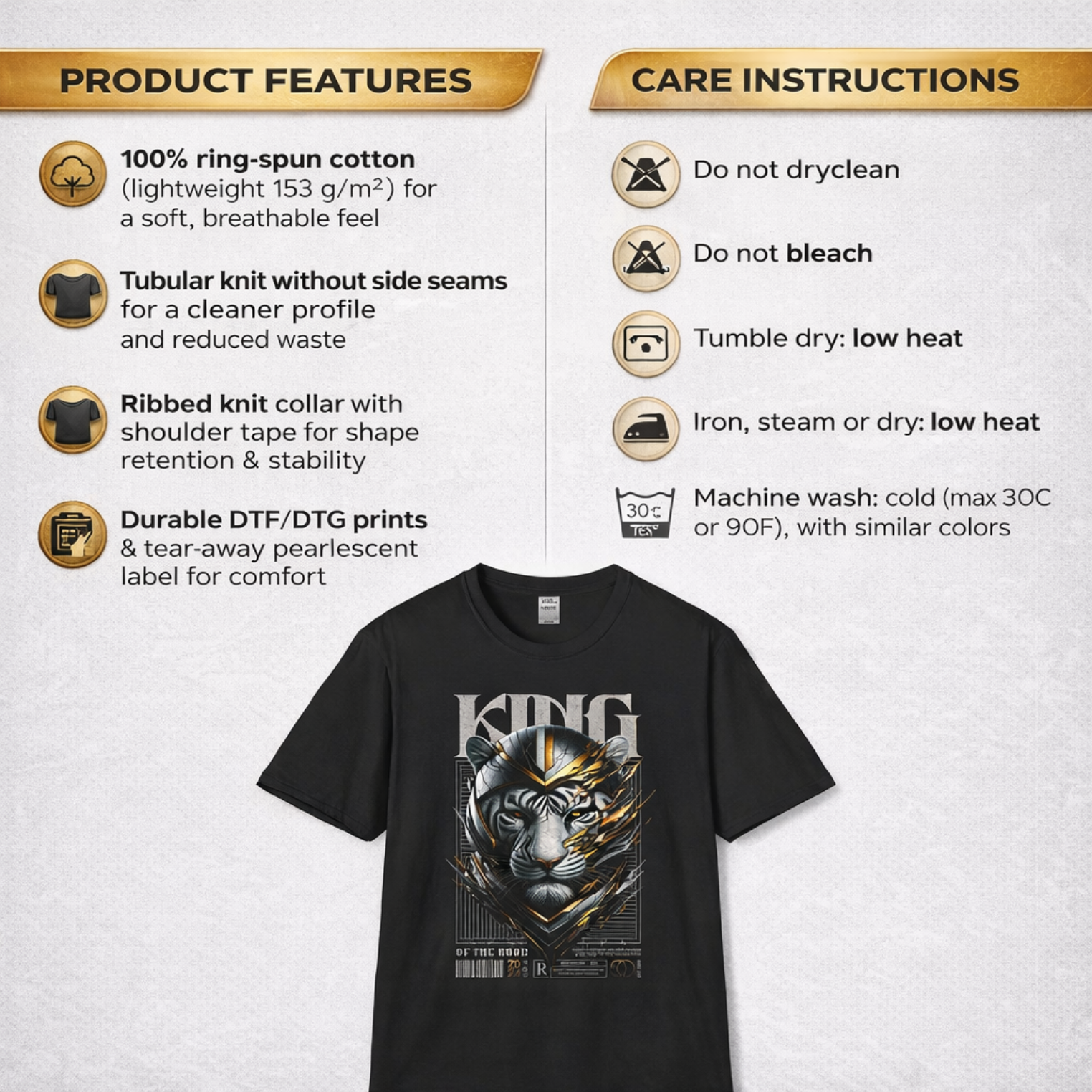 King of the Roar Graphic Tee - Unisex FS™ product thumbnail image