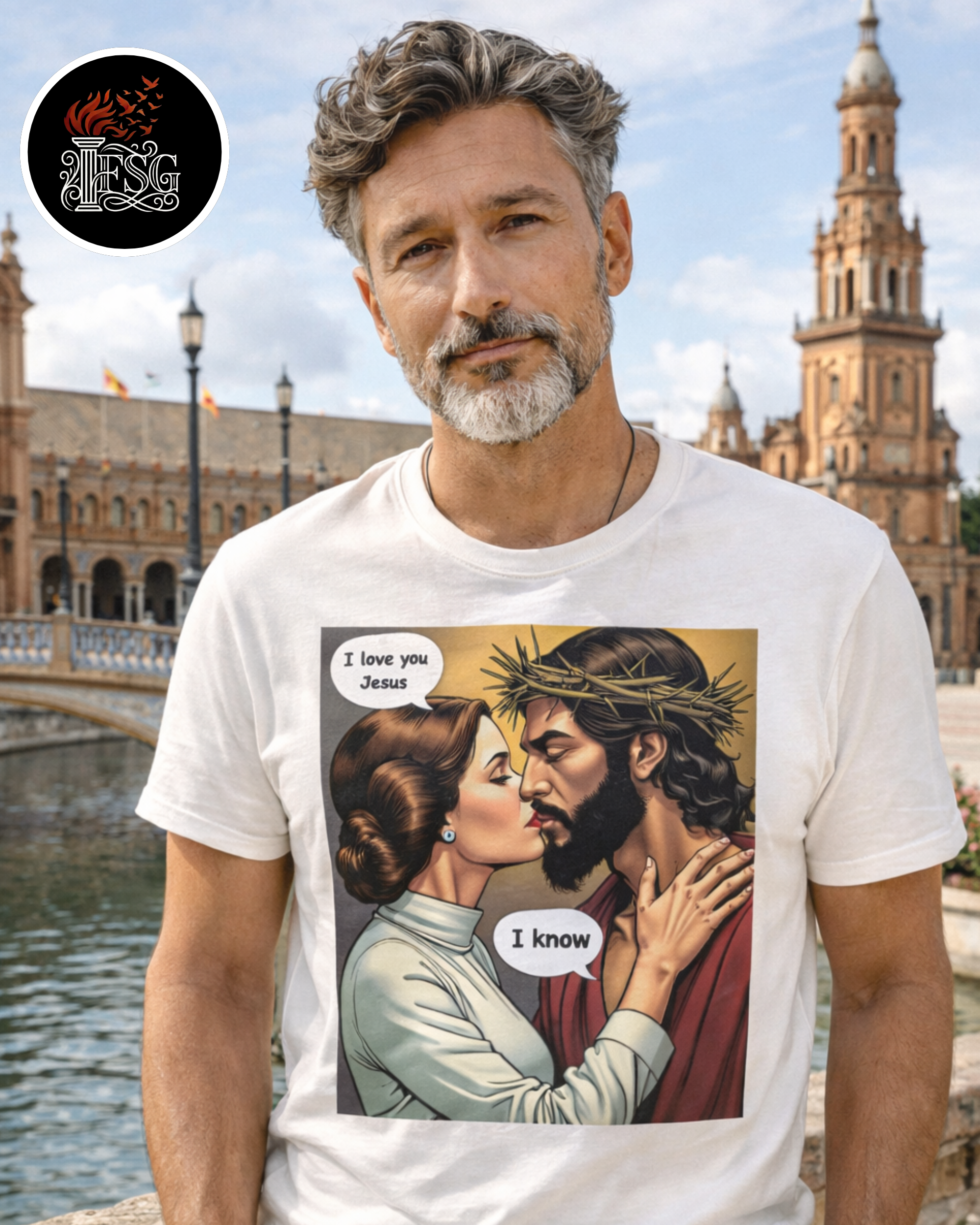 The "Divine Intimacy" Graphic Tee // Free Speech Guild Edition product thumbnail image