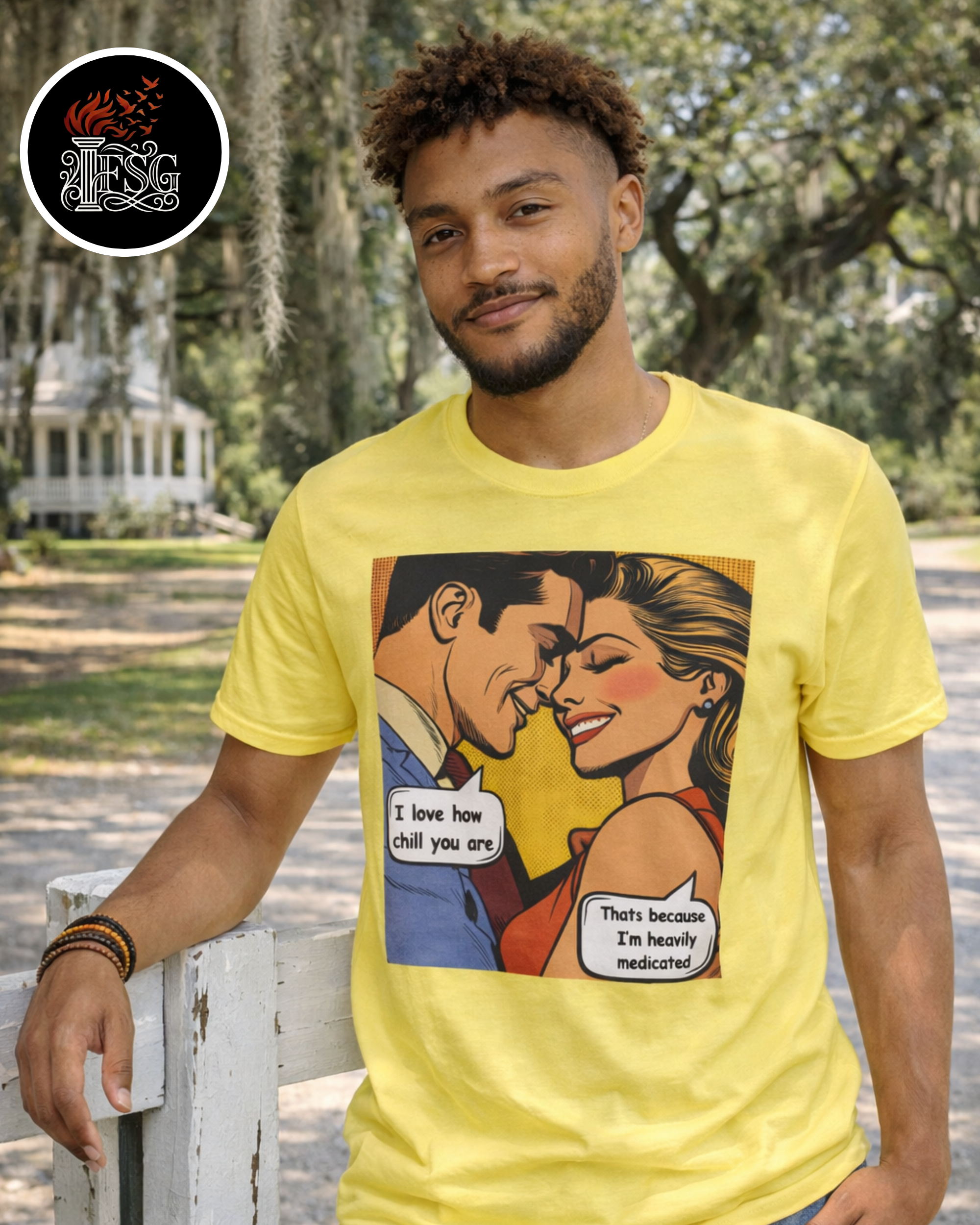 The "Heavily Medicated" Graphic Tee // Free Speech Guild Edition product thumbnail image