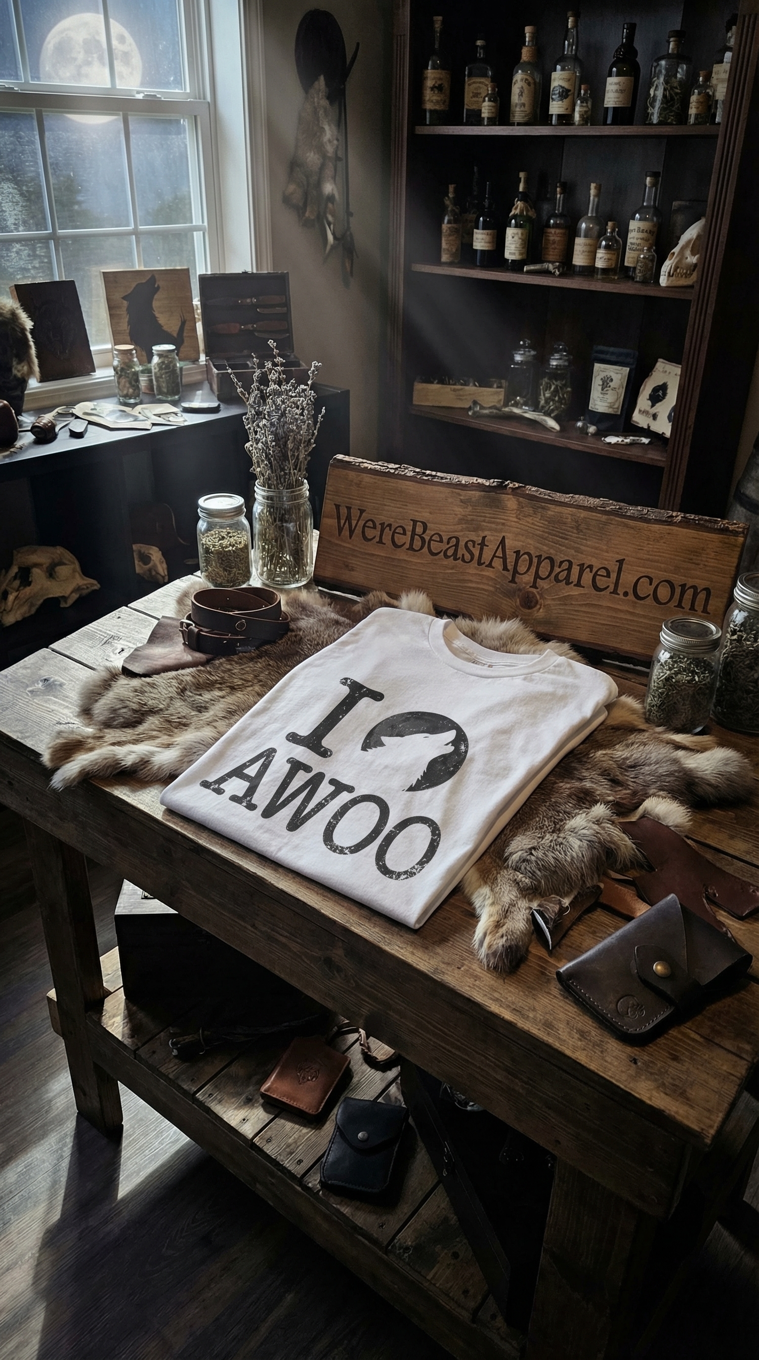 WereBeast “Awoo” Tee product thumbnail image WereBeast “Awoo” Tee product thumbnail image