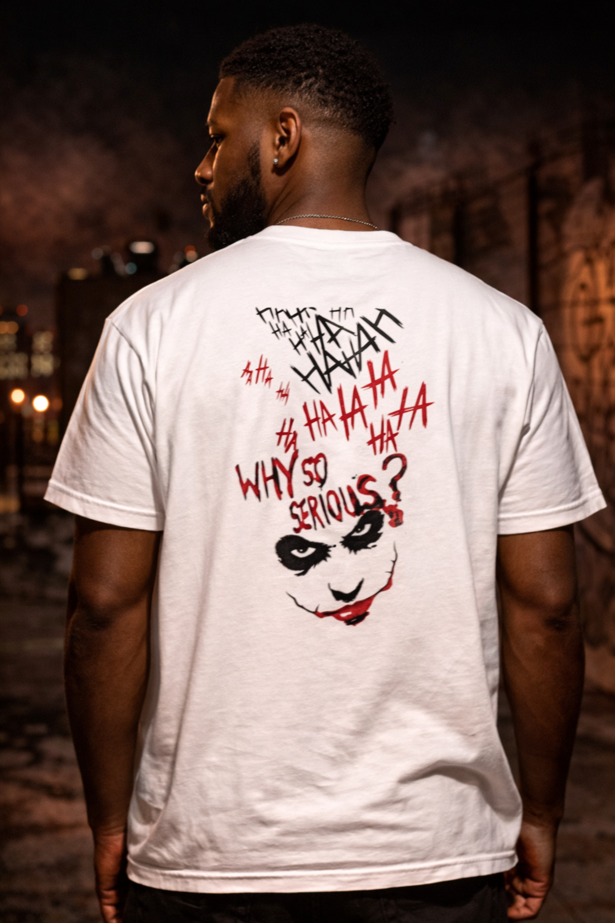 Villain Aesthetic Shirt, Why So Serious Graphic Tee, Dark Streetwear Shirt, Chaos Quote Tee, Edgy Unisex Graphic Shirt