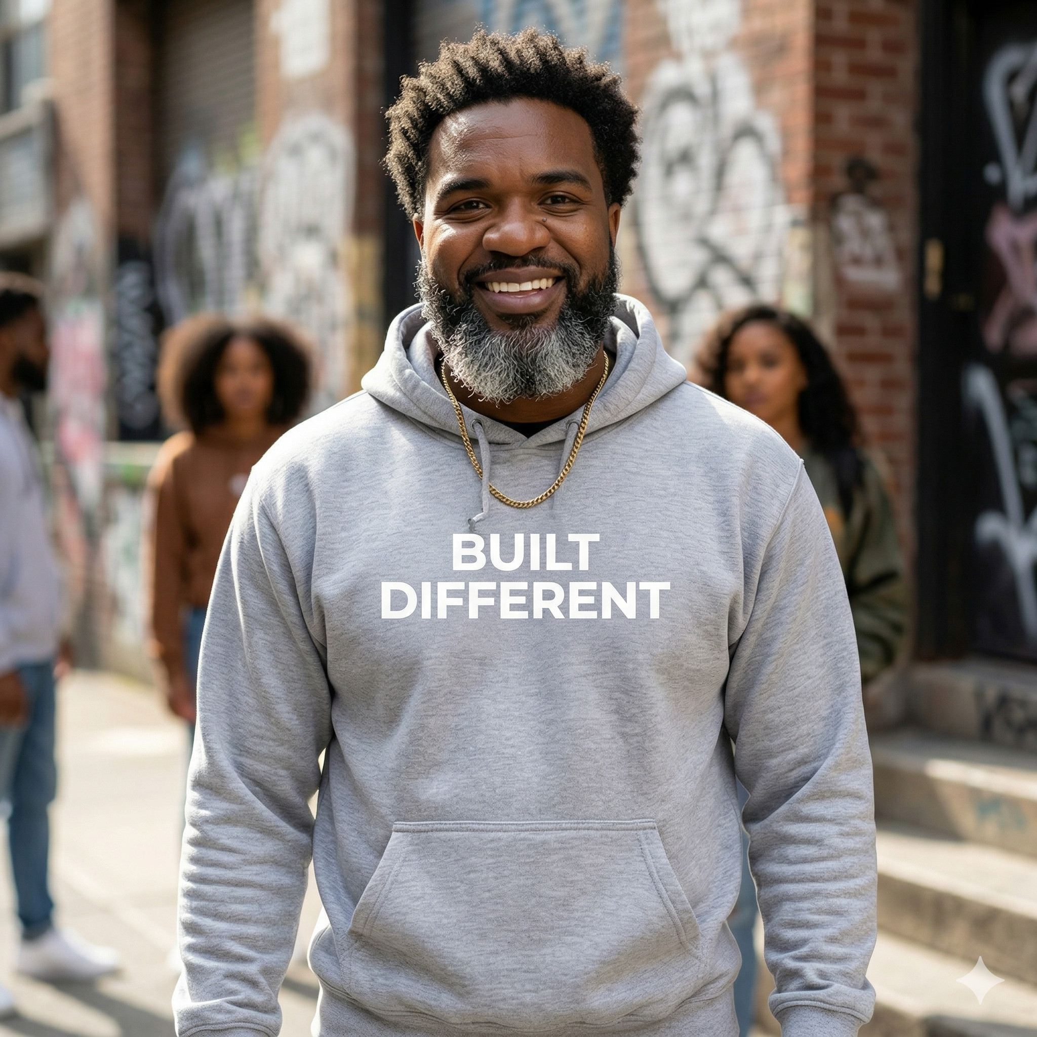 Built Different Hoodie — Motivational Pullover for Athletes & Creators product thumbnail image Built Different Hoodie — Motivational Pullover for Athletes & Creators product thumbnail image