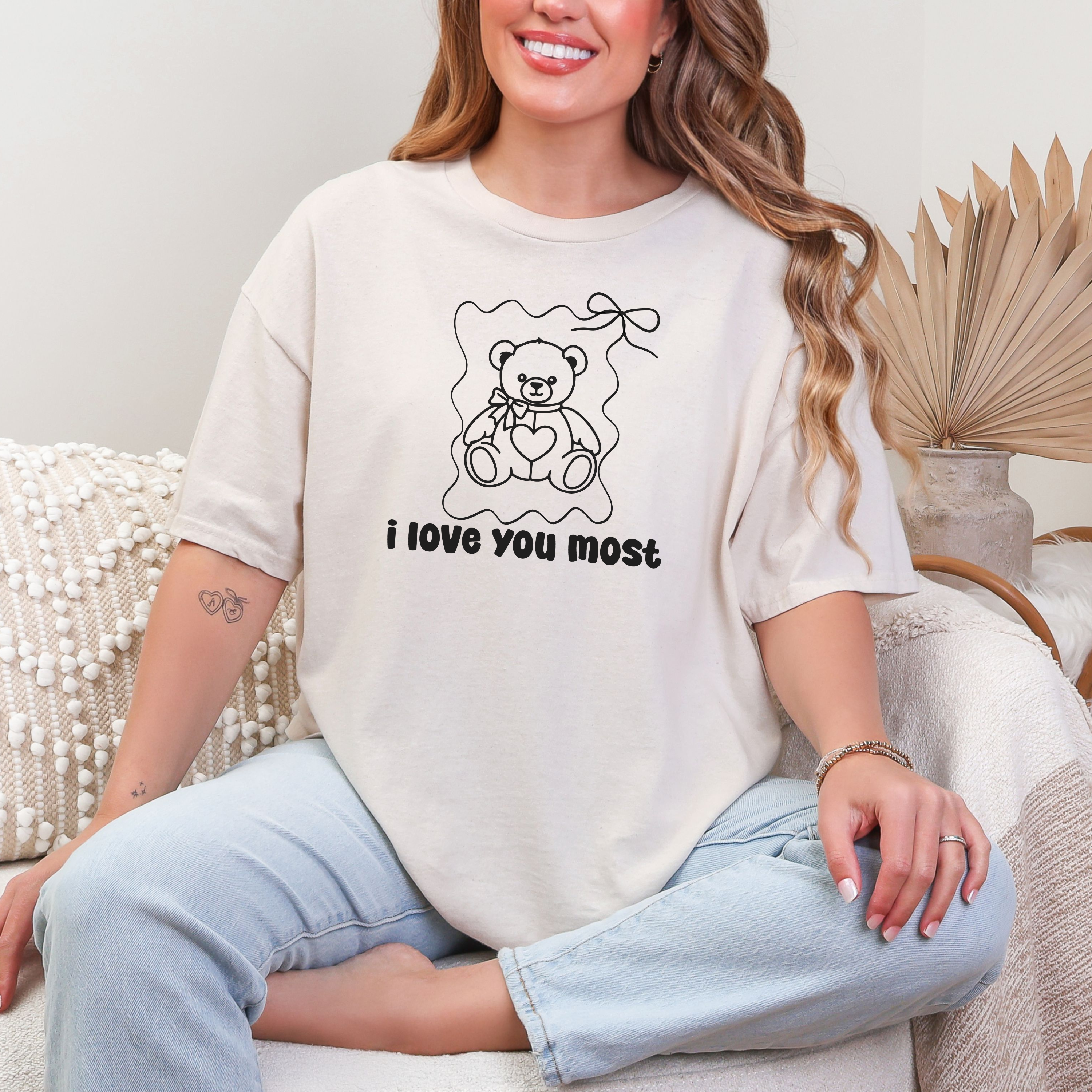 I Love You Most Mommy & Me Teddy Bear T-Shirt product thumbnail image I Love You Most Mommy & Me Teddy Bear T-Shirt product thumbnail image