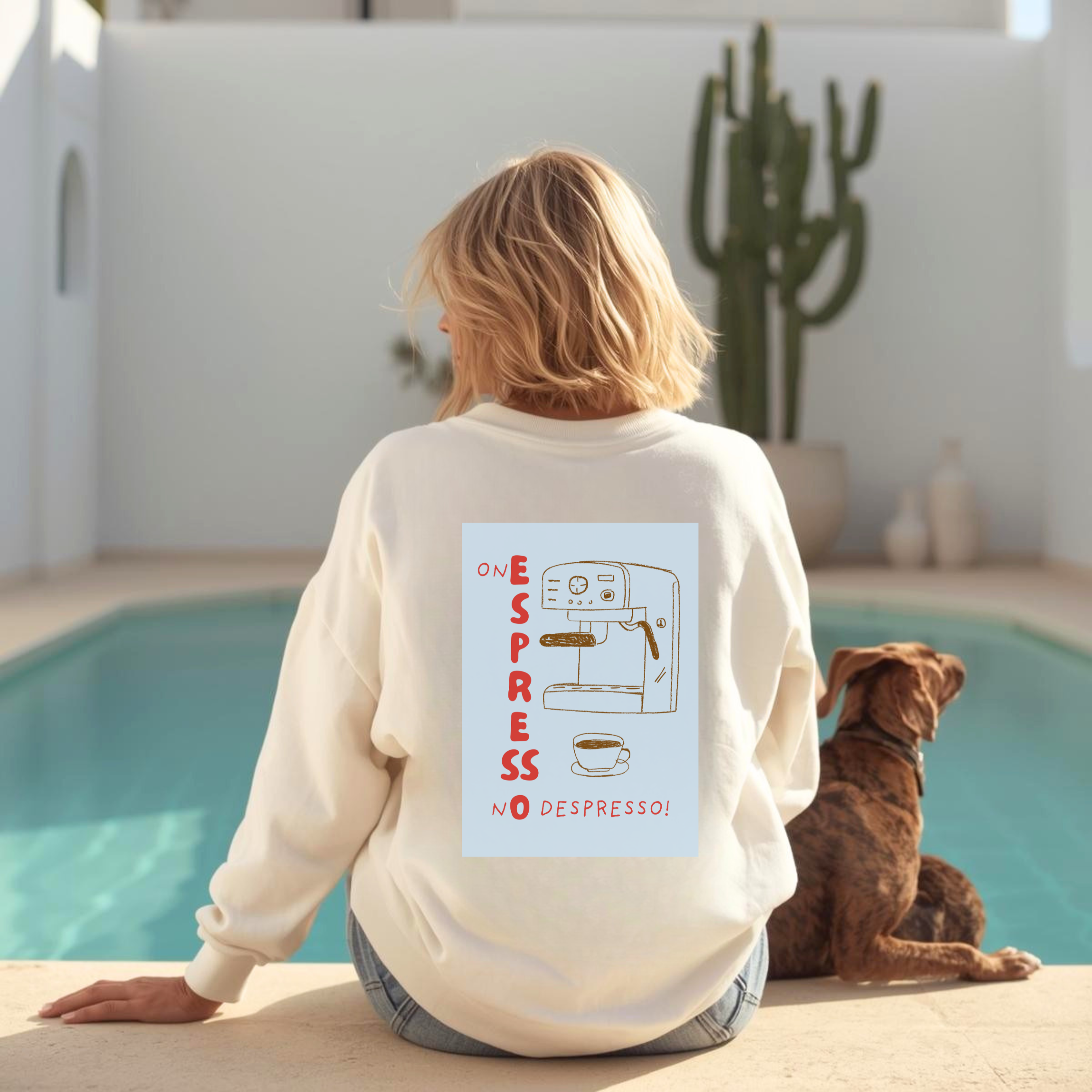 "One Espresso No Depresso" Sweatshirt Unisex  product thumbnail image