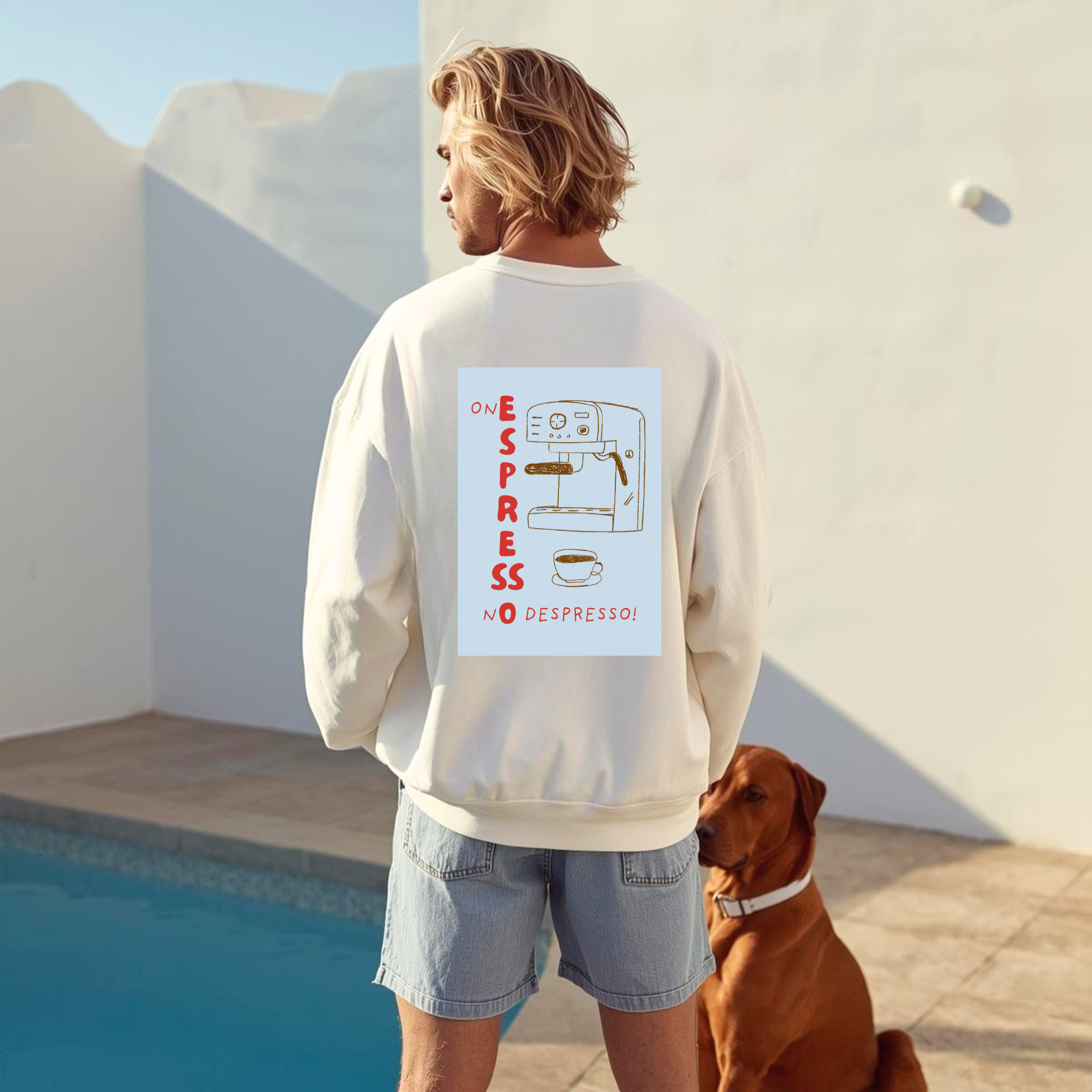 "One Espresso No Depresso" Sweatshirt Unisex product thumbnail image "One Espresso No Depresso" Sweatshirt Unisex product thumbnail image