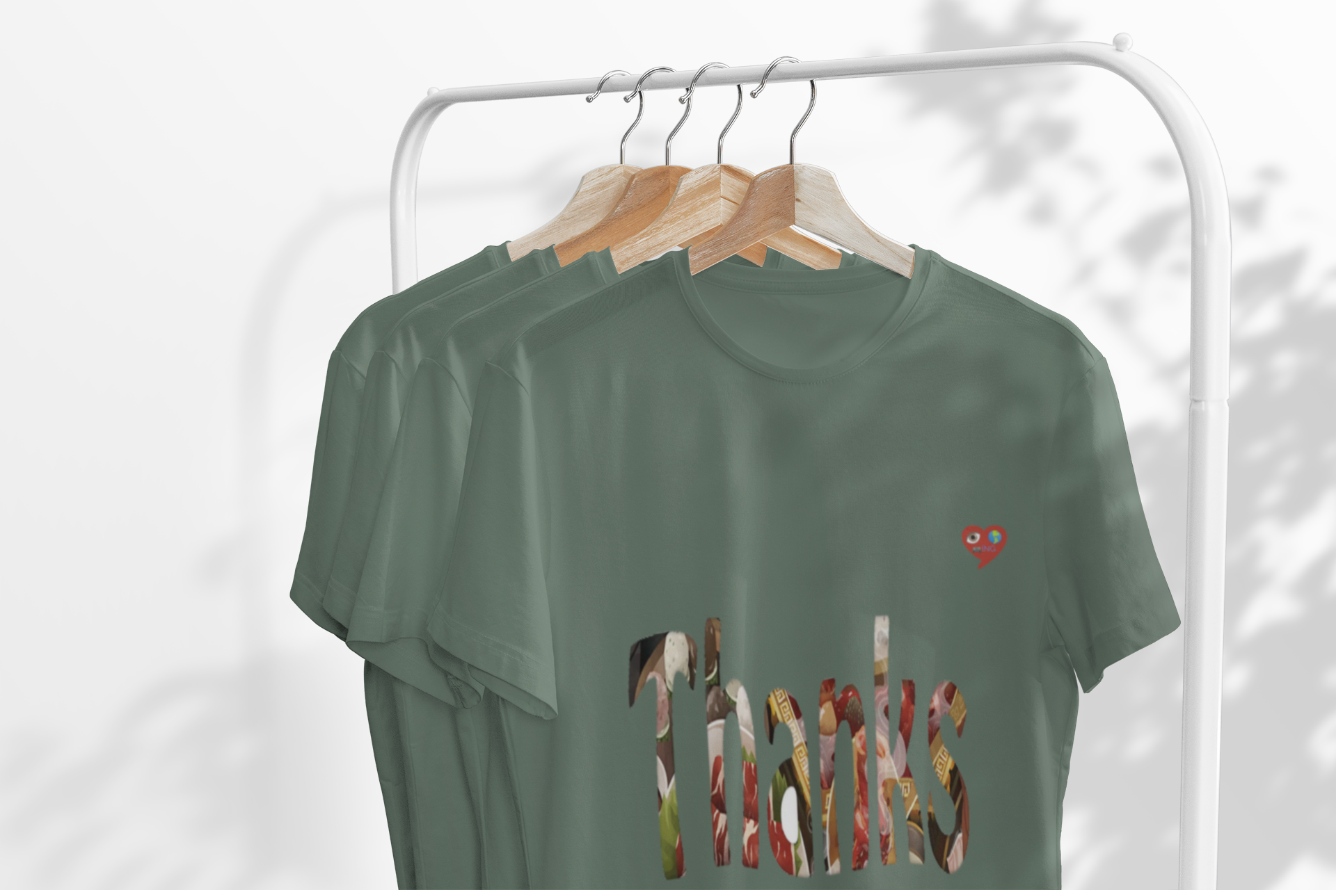  THANKS Unisex Garment-Dyed T-shirt