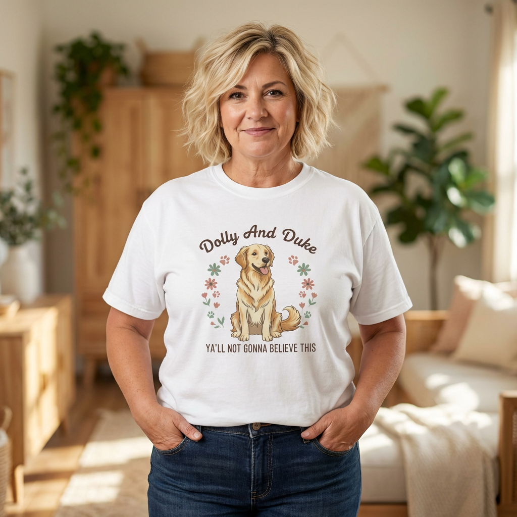 Dolly &amp; Duke Unisex Garment-Dyed T-shirt