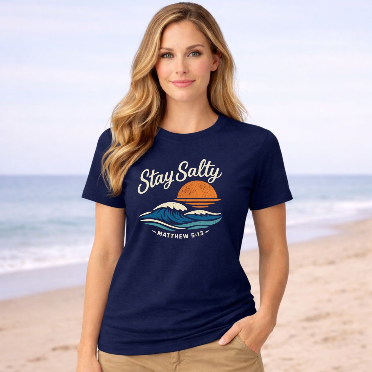 'Stay Salty' Short Sleeve Tee