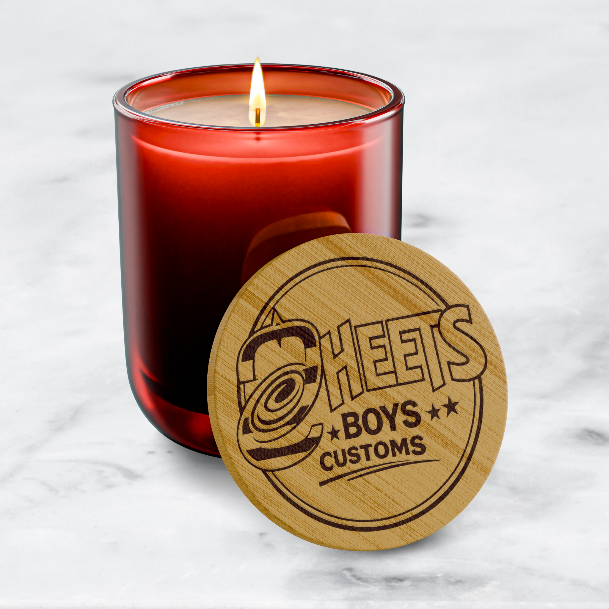 Custom Engraved Lid Scented Soy Candle product thumbnail image Custom Engraved Lid Scented Soy Candle product thumbnail image