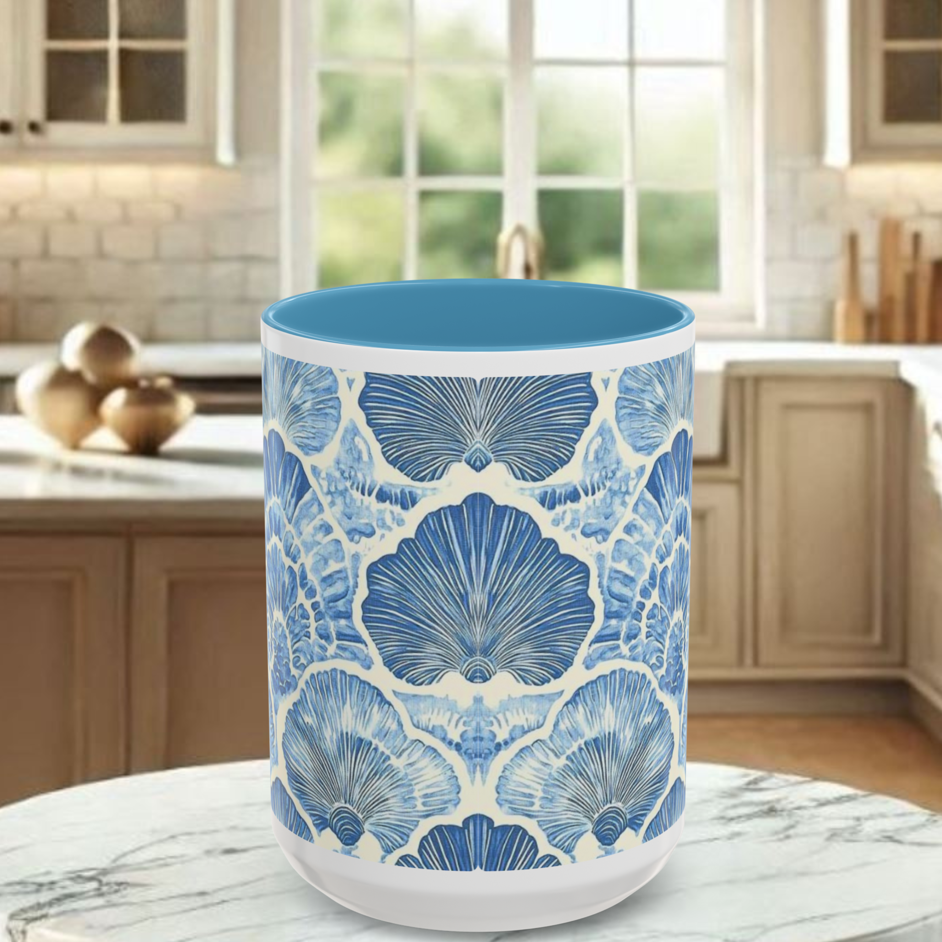 Coastal Calm Seashell Cup (11, 15oz) product thumbnail image Coastal Calm Seashell Cup (11, 15oz) product thumbnail image