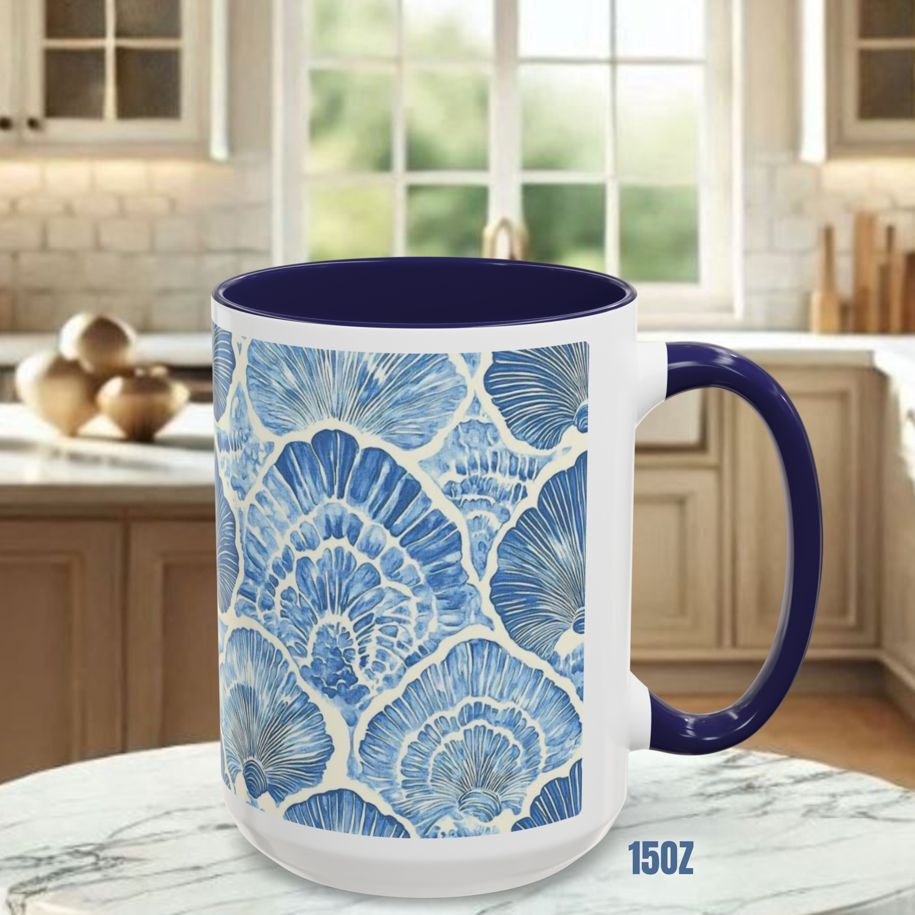 Coastal Calm Seashell Cup (11, 15oz) product thumbnail image Coastal Calm Seashell Cup (11, 15oz) product thumbnail image