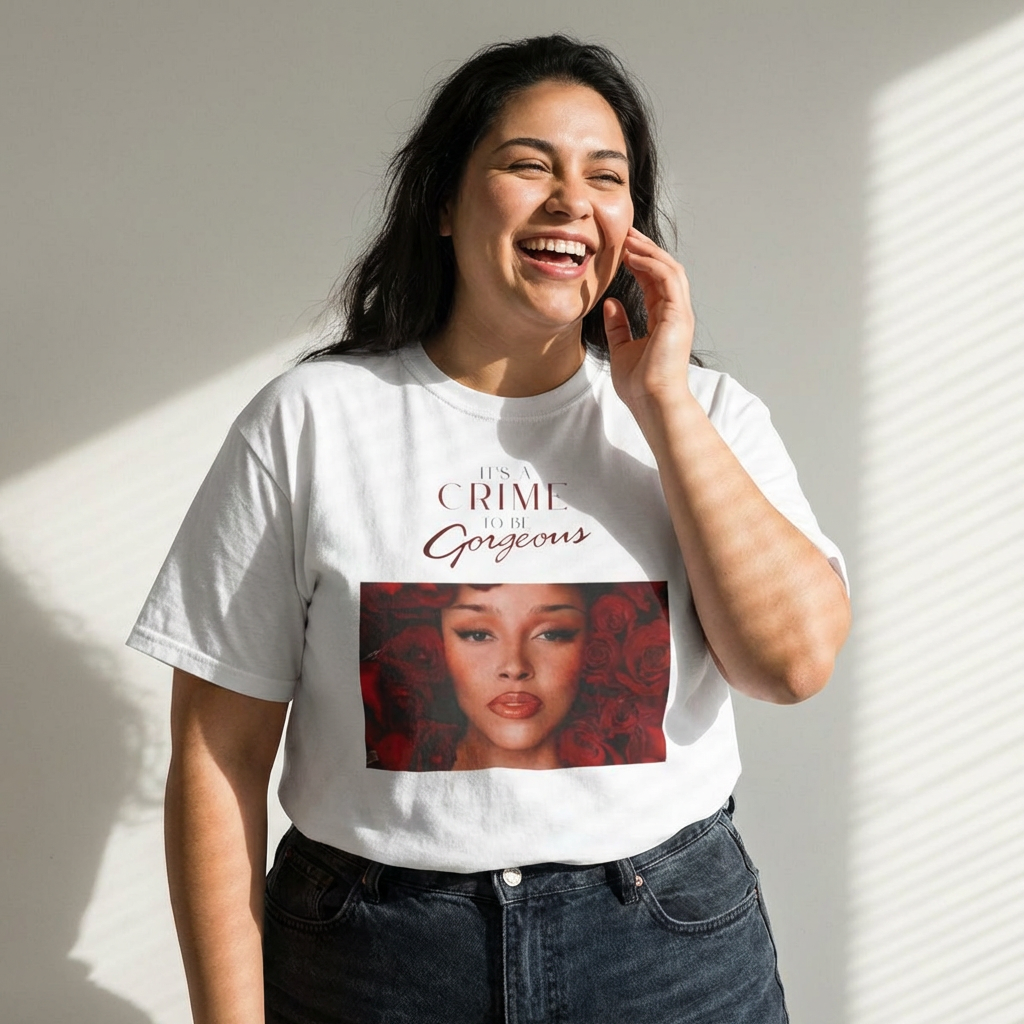 Gorgeous Boxy Tee – Women's Casual Graphic Top product thumbnail image