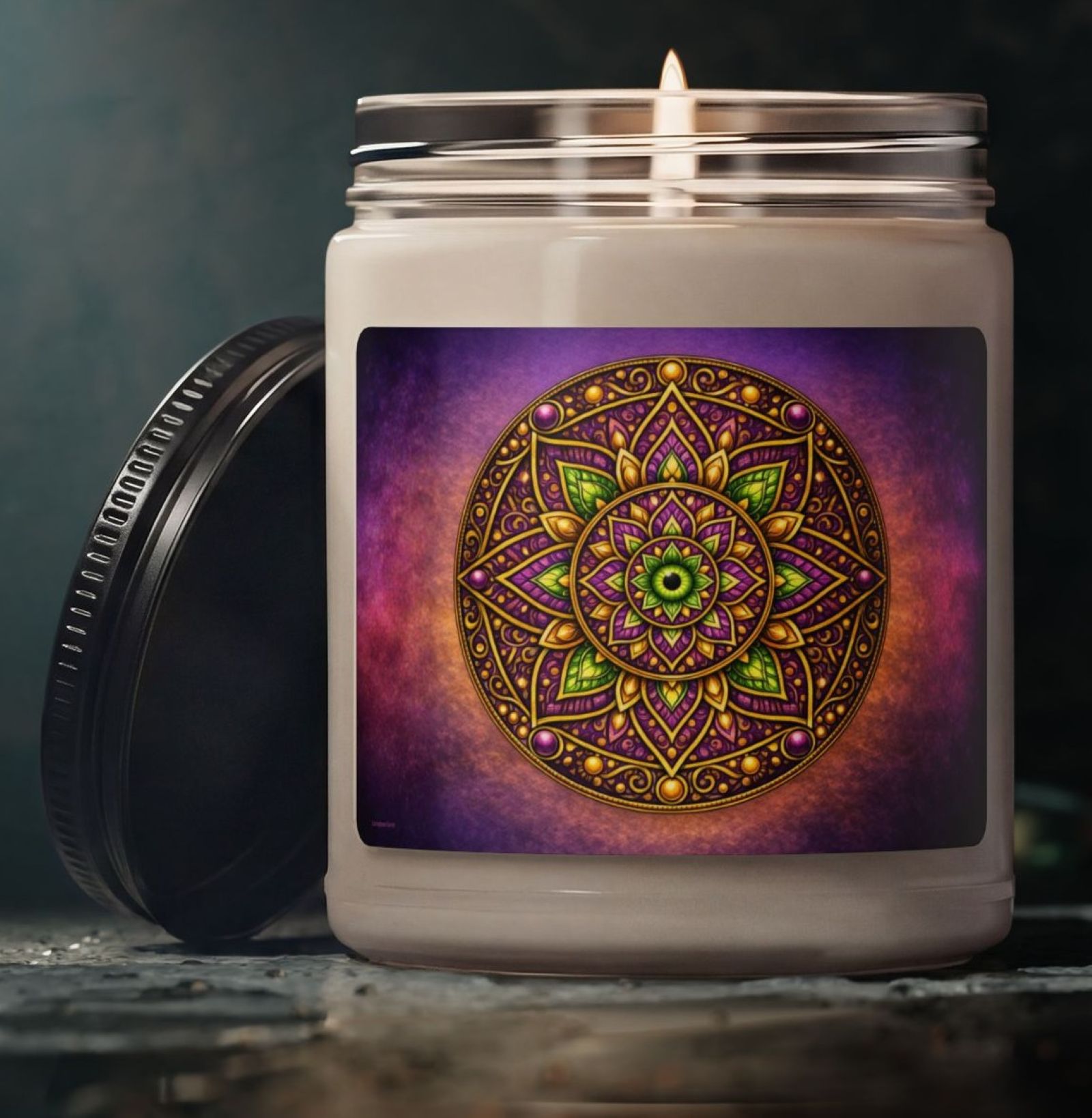 Light this 9oz soy candle and let a calm, grounded moment unfold. Hand-poured from a natural soy wax blend with a pure cotton wick, it burns cleanly for 50–60 hours inside a reusable glass jar. Choose... product thumbnail image Light this 9oz soy candle and let a calm, grounded moment unfold. Hand-poured from a natural soy wax blend with a pure cotton wick, it burns cleanly for 50–60 hours inside a reusable glass jar. Choose... product thumbnail image