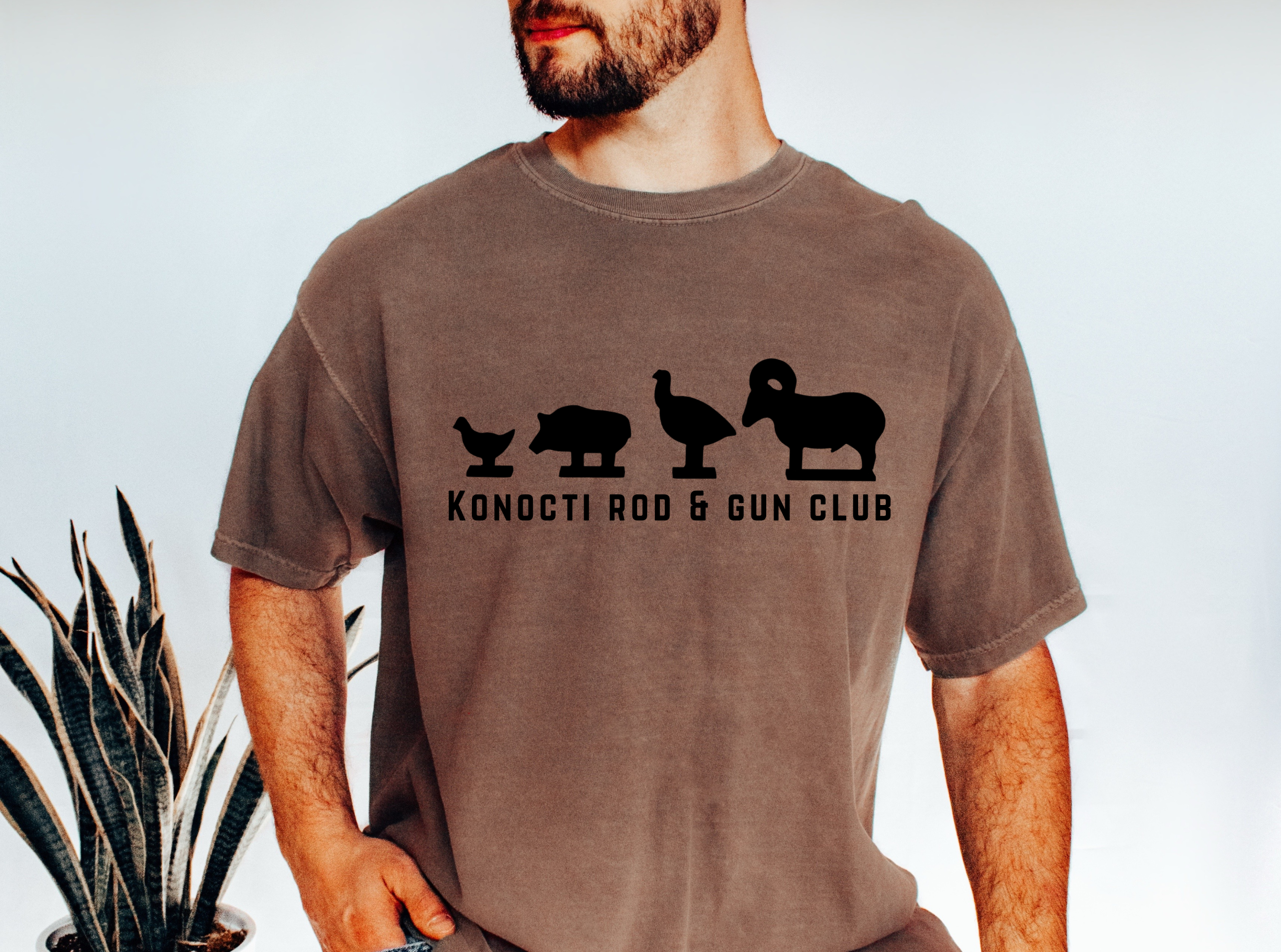 Rimfire Silhouette Target - Konocti Rod &amp; Gun Club Shirt | 100% Cotton | Size S-4XL   product thumbnail image