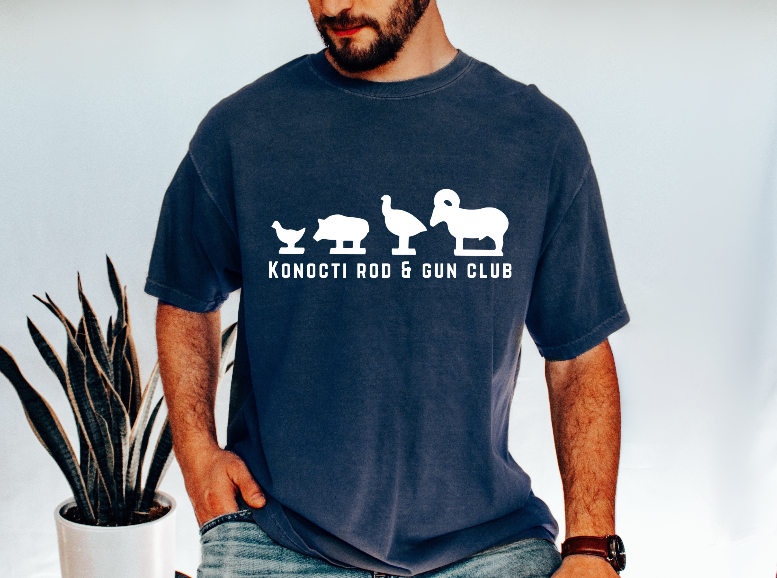 Rimfire Silhouette Target - Konocti Rod &amp; Gun Club Shirt | 100% Cotton | Size S-4XL   product thumbnail image