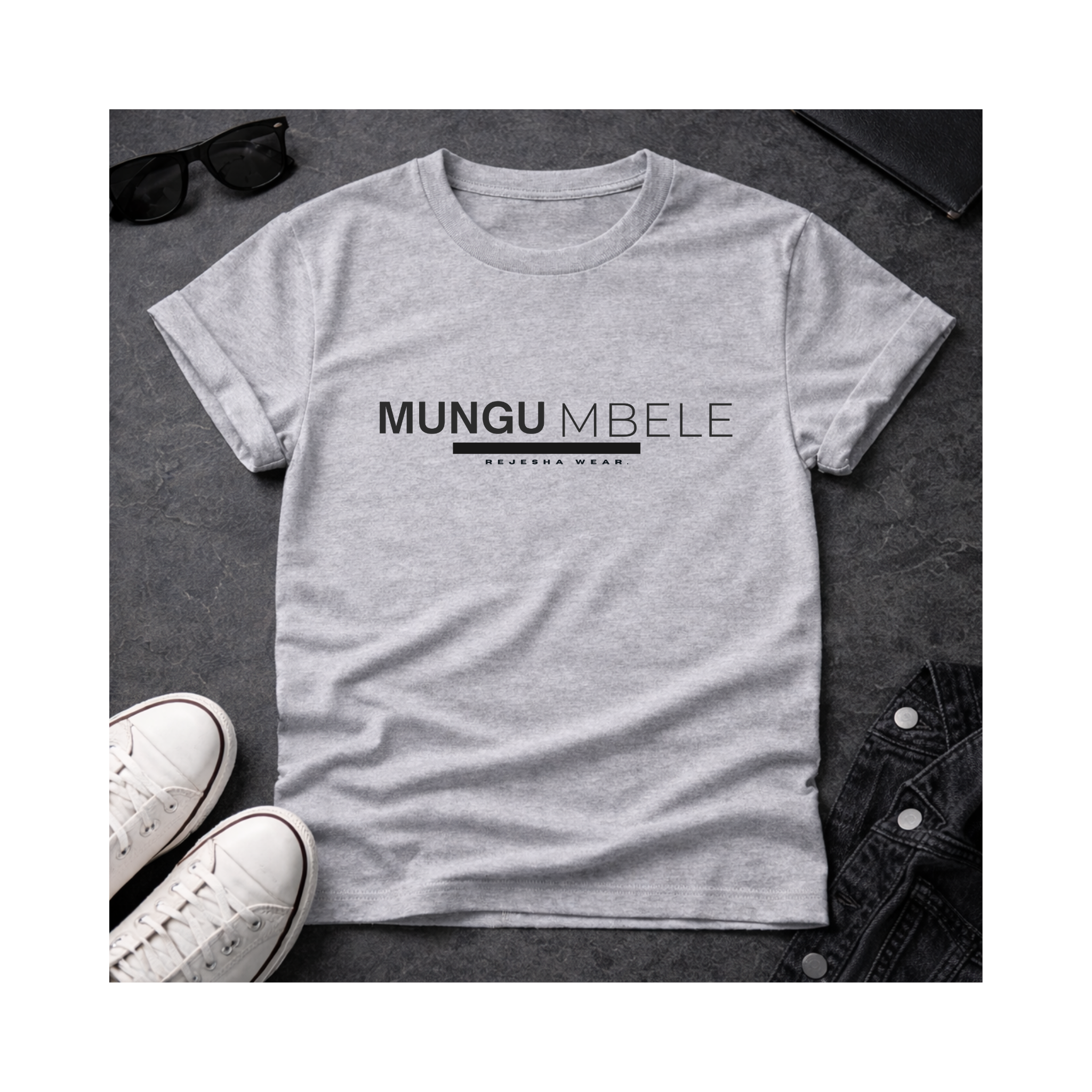 Mungu Mbele "God First" T-Shirt — Faith-Inspired Swahili Tee