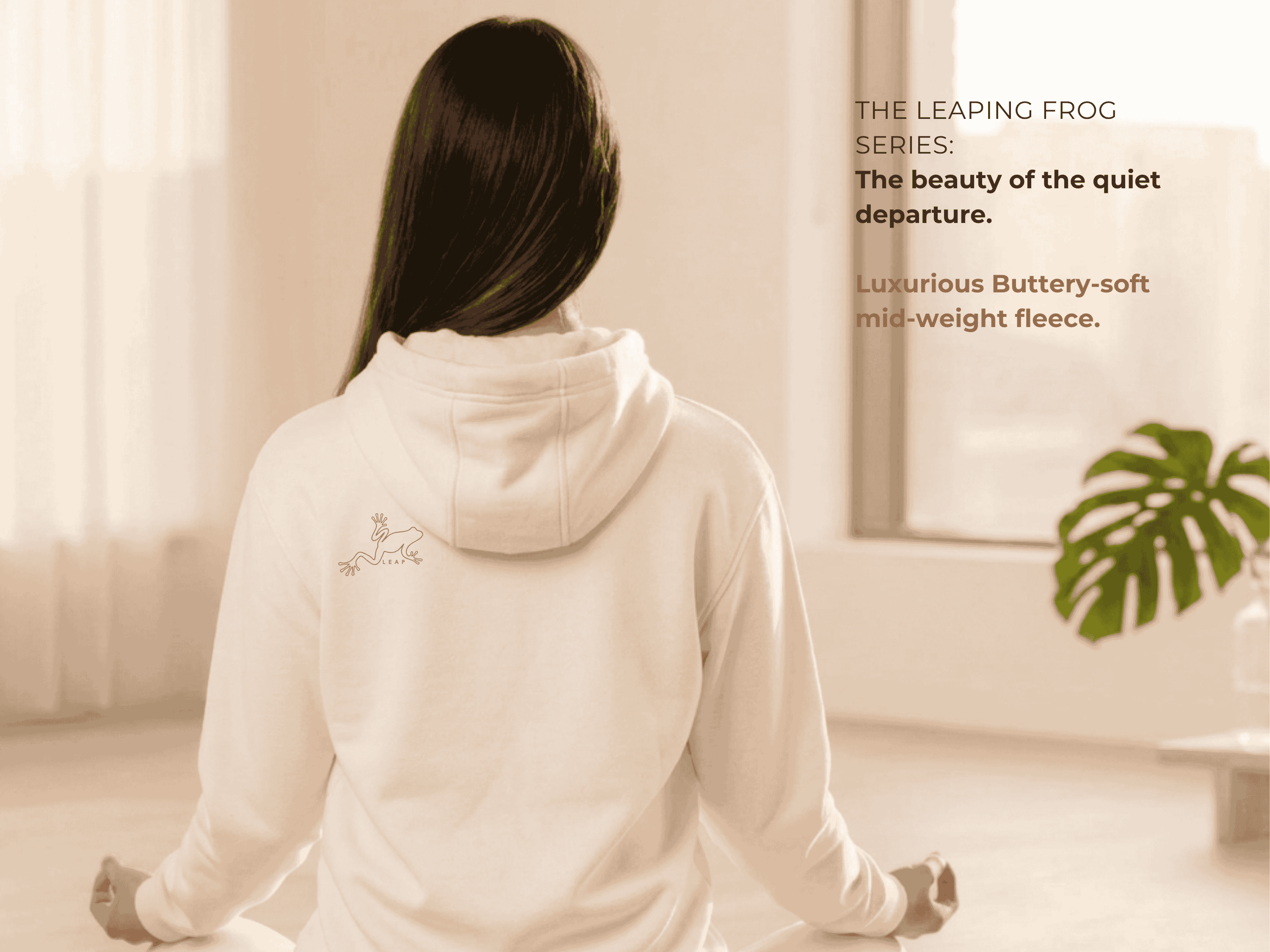Minimalist Frog Hoodie, Quiet Luxury Midweight Fleece, Oversized Streetwear, Mindful Clothing, Meditation Gift product thumbnail image Minimalist Frog Hoodie, Quiet Luxury Midweight Fleece, Oversized Streetwear, Mindful Clothing, Meditation Gift product thumbnail image