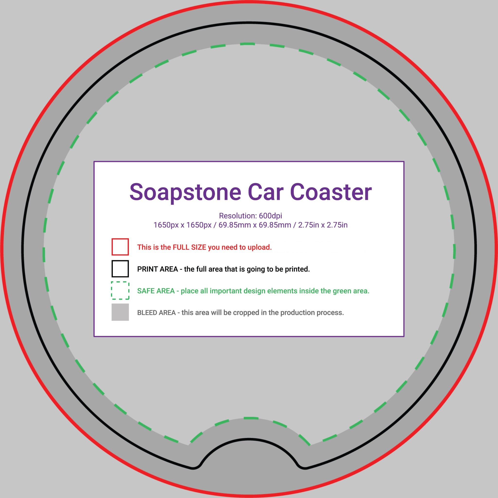 Soapstone Custom Car Coaster product thumbnail image