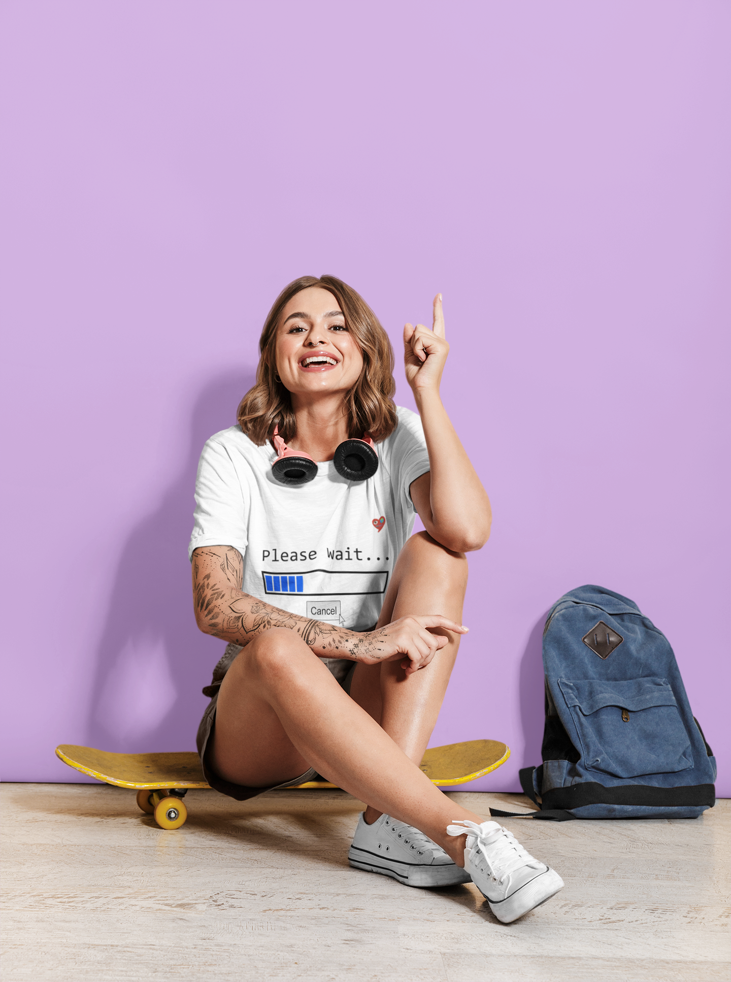 Please Wait... I'm Thinking! T-Shirt — Funny Loading Bar Graphic Tee product thumbnail image