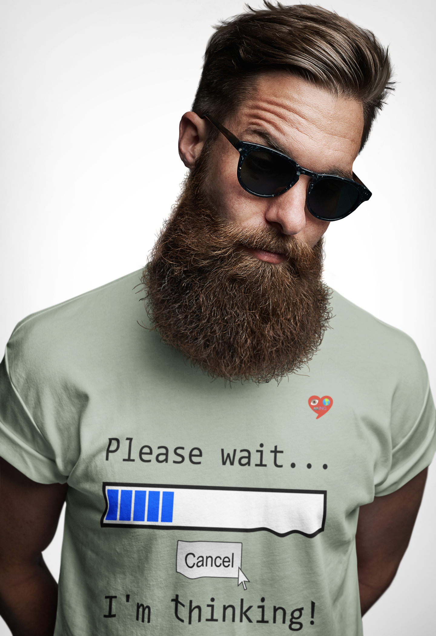 Please Wait... I'm Thinking! T-Shirt — Funny Loading Bar Graphic Tee product thumbnail image Please Wait... I'm Thinking! T-Shirt — Funny Loading Bar Graphic Tee product thumbnail image