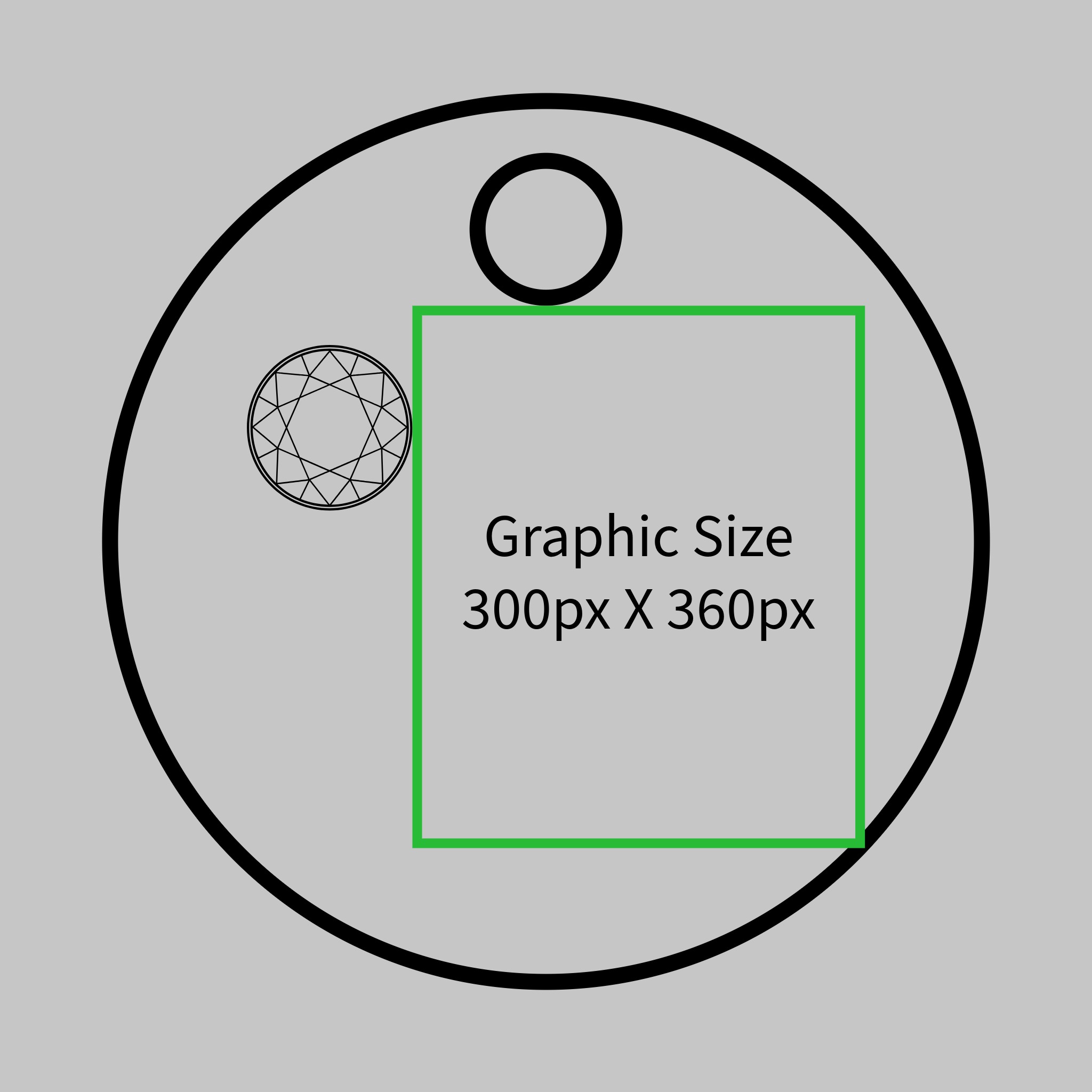 Personalized Birthstone Circle Charm product thumbnail image