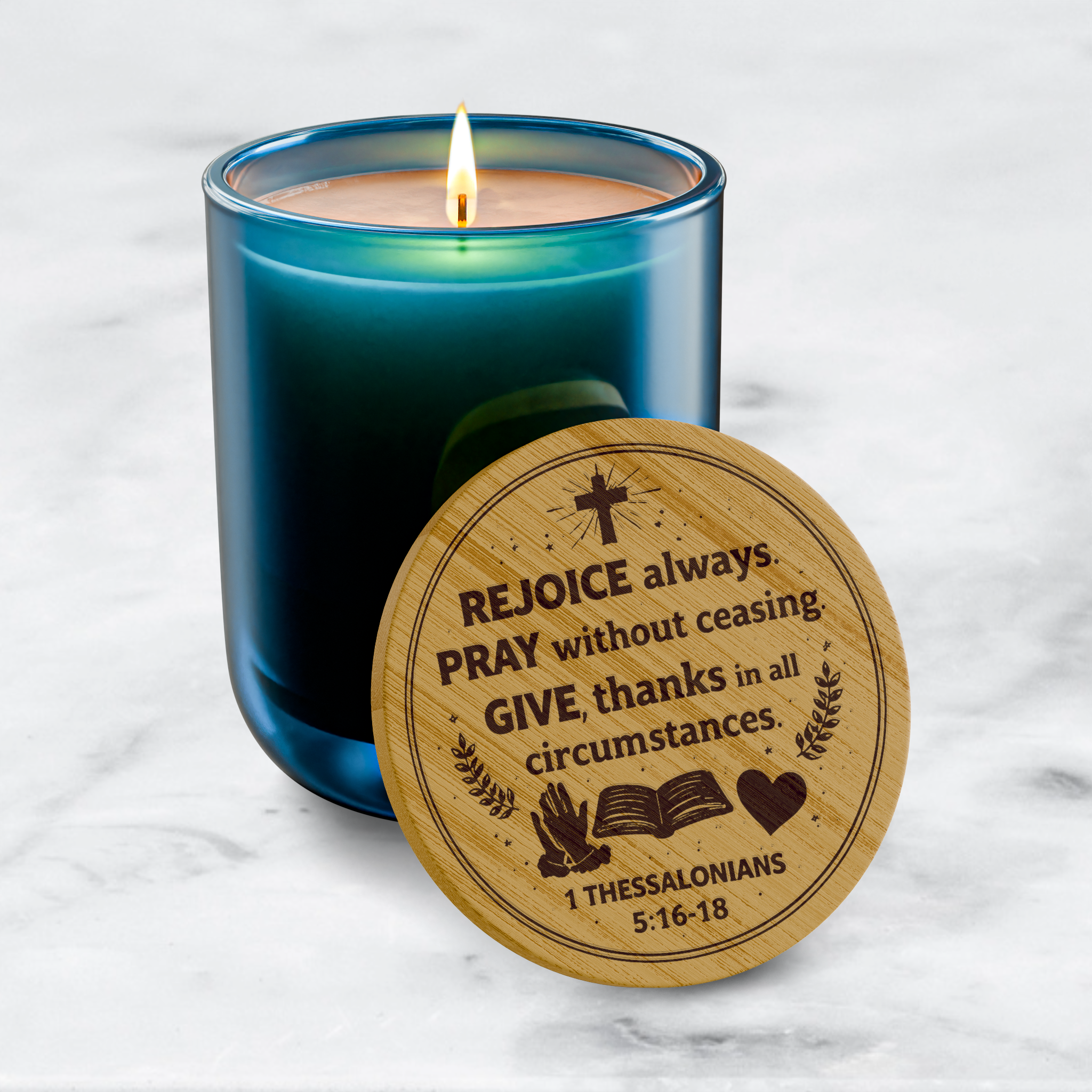 Custom Engraved Lid Scented Soy Candle product thumbnail image