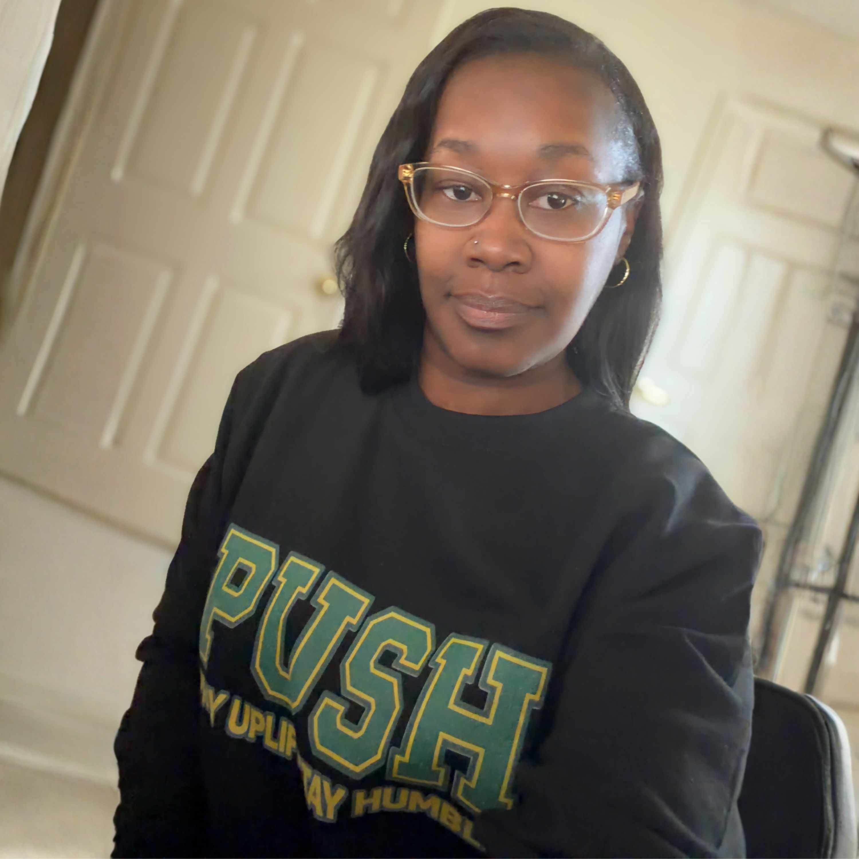 Unisex "PUSH" GYB Sweatshirt product thumbnail image