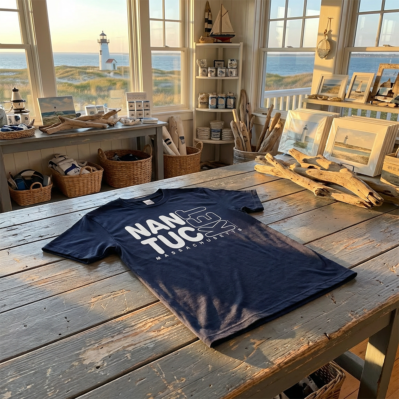 Nantucket Massachusetts T-Shirt, Bold White Text Island Design, Nantucket Shirt, Nantucket Gift, Unisex Heavy Cotton product thumbnail image Nantucket Massachusetts T-Shirt, Bold White Text Island Design, Nantucket Shirt, Nantucket Gift, Unisex Heavy Cotton product thumbnail image