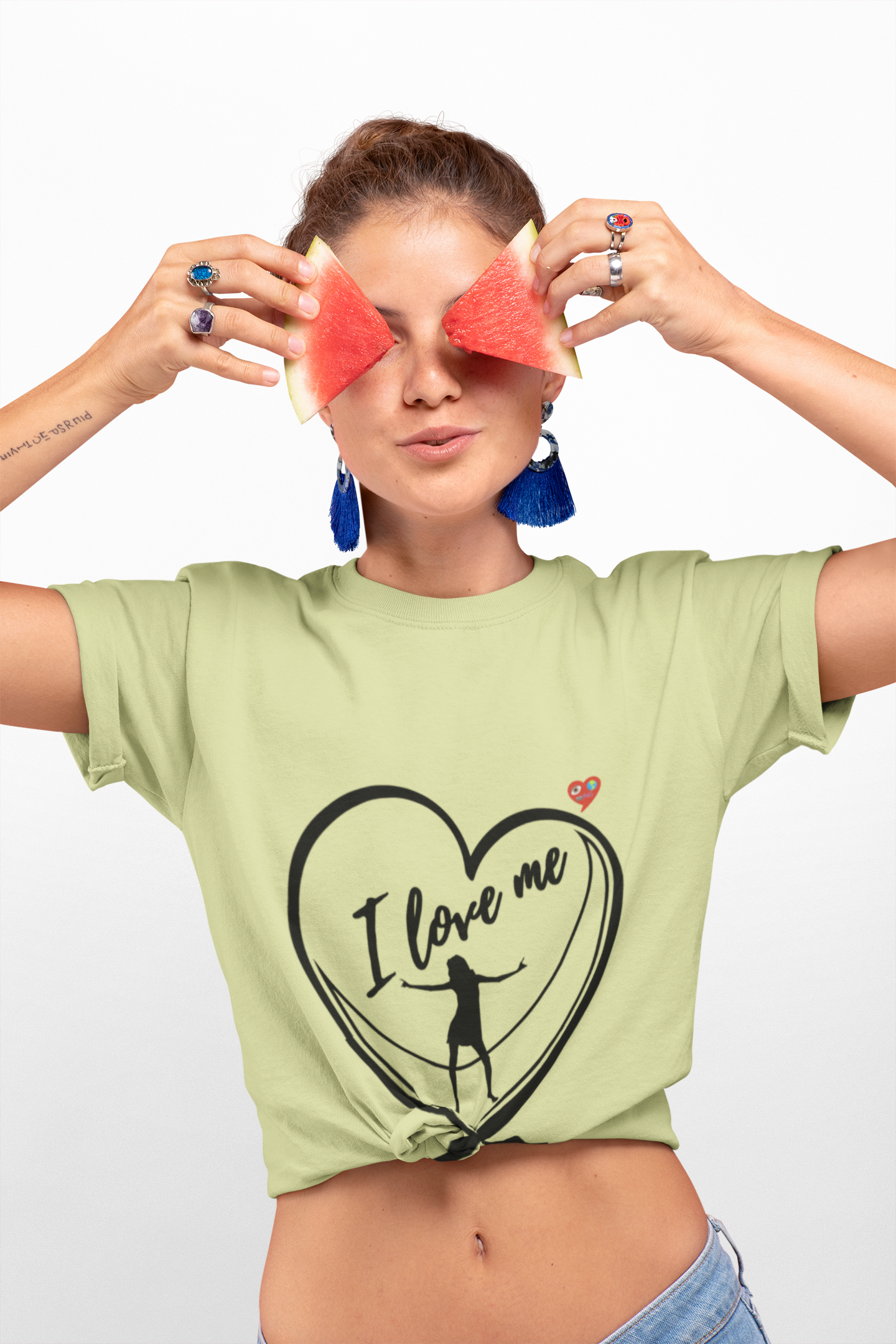 II Love Me Unisex Softstyle T-Shirt product thumbnail image