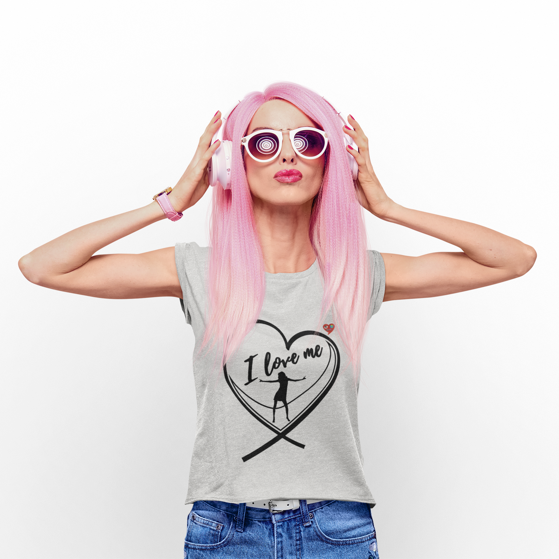 II Love Me Unisex Softstyle T-Shirt product thumbnail image
