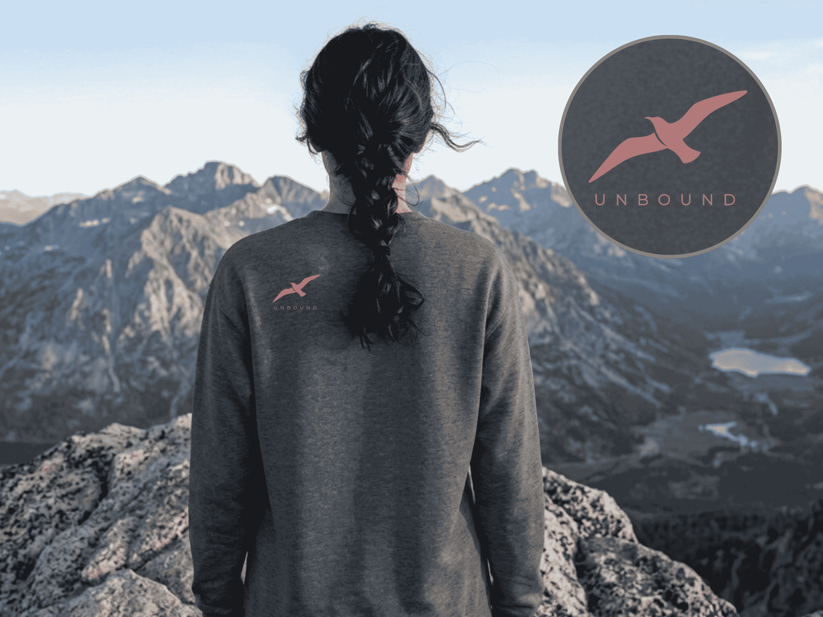 Minimalist Seagull Sweatshirt, Quiet Luxury Crewneck, Midweight Fleece, Oversized Streetwear, Somatic Healing, Mindful Clothing, Meditation Gift, Aesthetic Apparel product thumbnail image