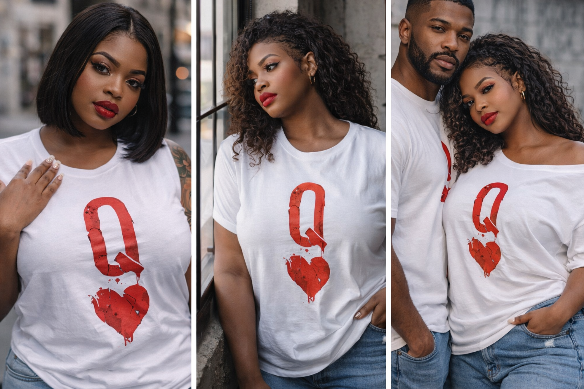  Queen of Hearts Graphic Tee