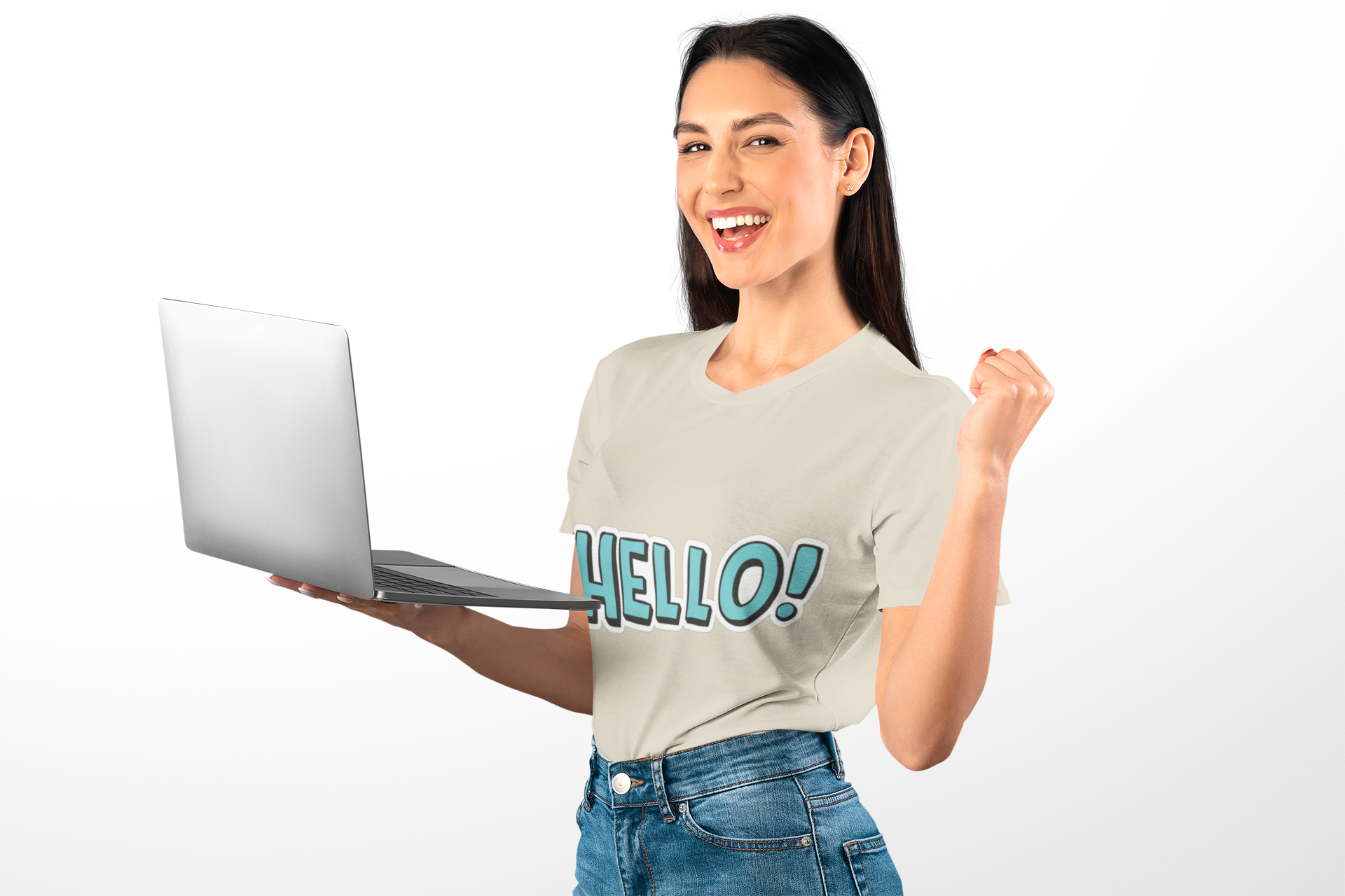Hello! Graphic Tee — Whimsical Greeting T‑Shirt for Everyday Wear product thumbnail image