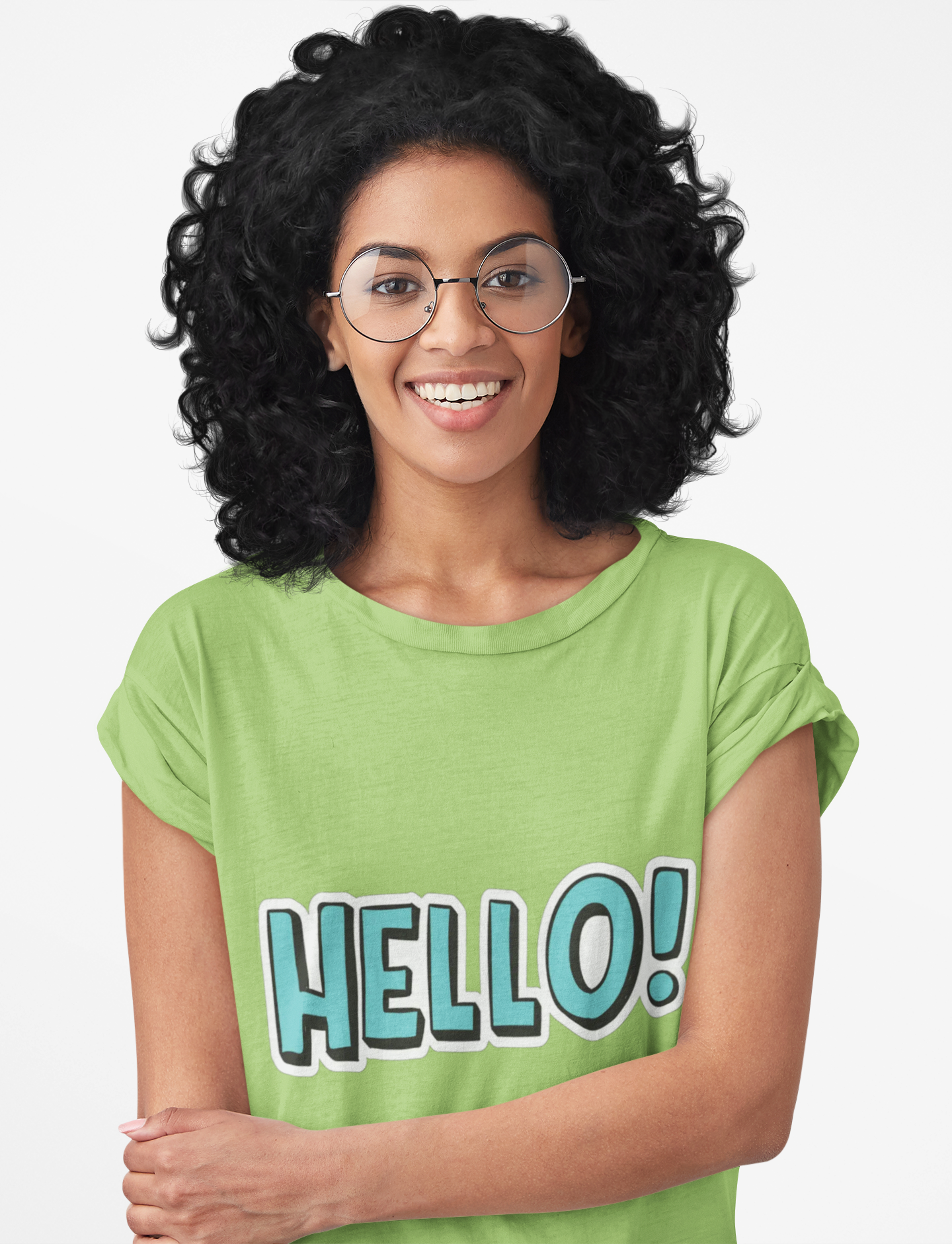 Hello! Graphic Tee — Whimsical Greeting T‑Shirt for Everyday Wear product thumbnail image