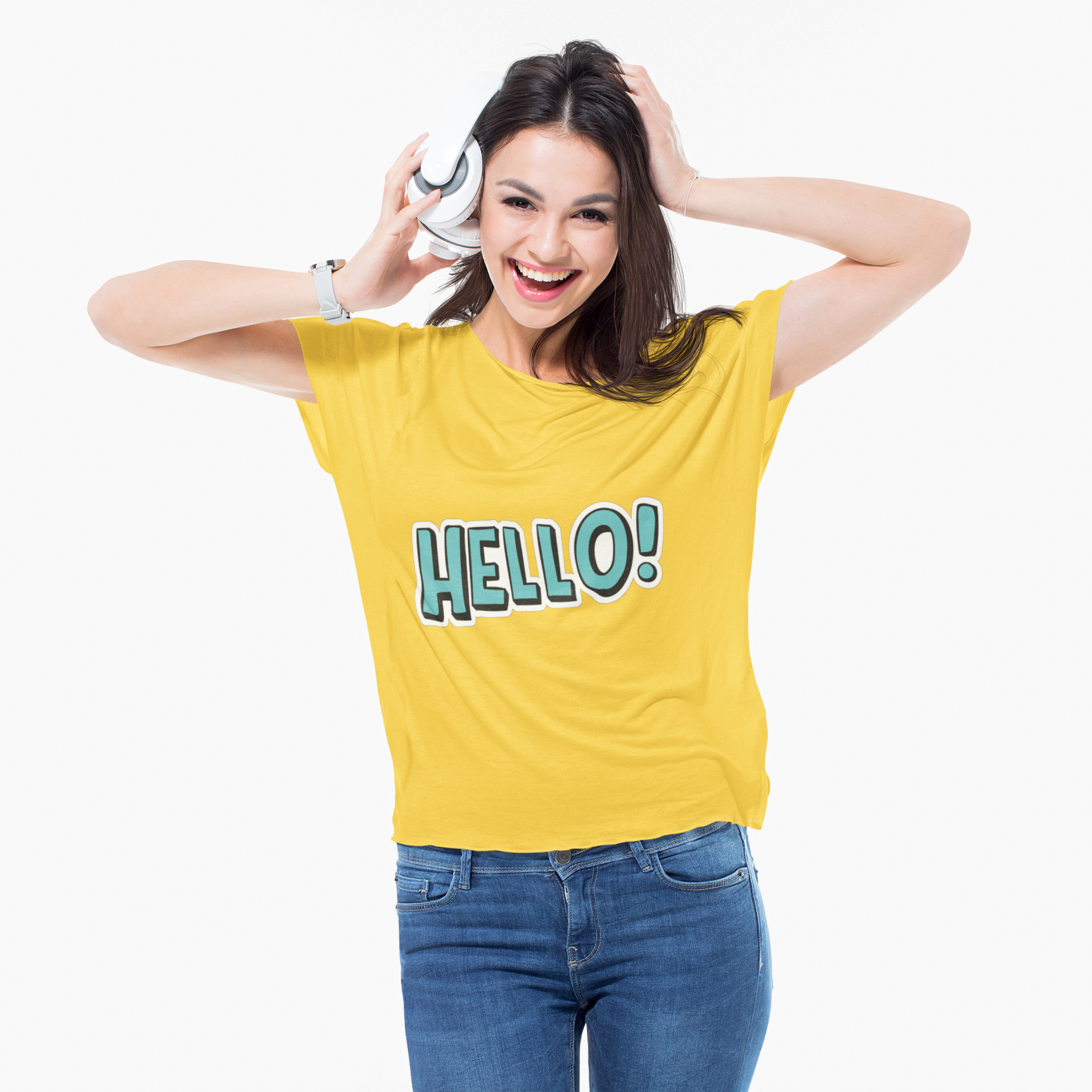 Hello! Graphic Tee — Whimsical Greeting T‑Shirt for Everyday Wear product thumbnail image Hello! Graphic Tee — Whimsical Greeting T‑Shirt for Everyday Wear product thumbnail image