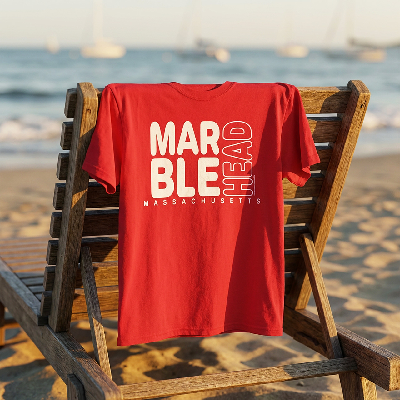 Marblehead Massachusetts T-Shirt, North Shore Coastal Pride Design, Unisex Cotton