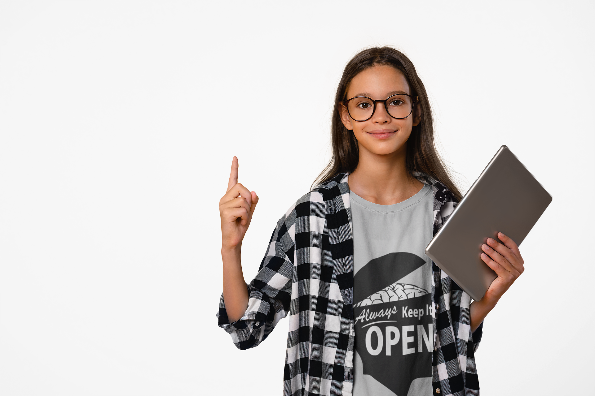 Keep It Open Tee — Inspirational Mindset Graphic T-Shirt product thumbnail image